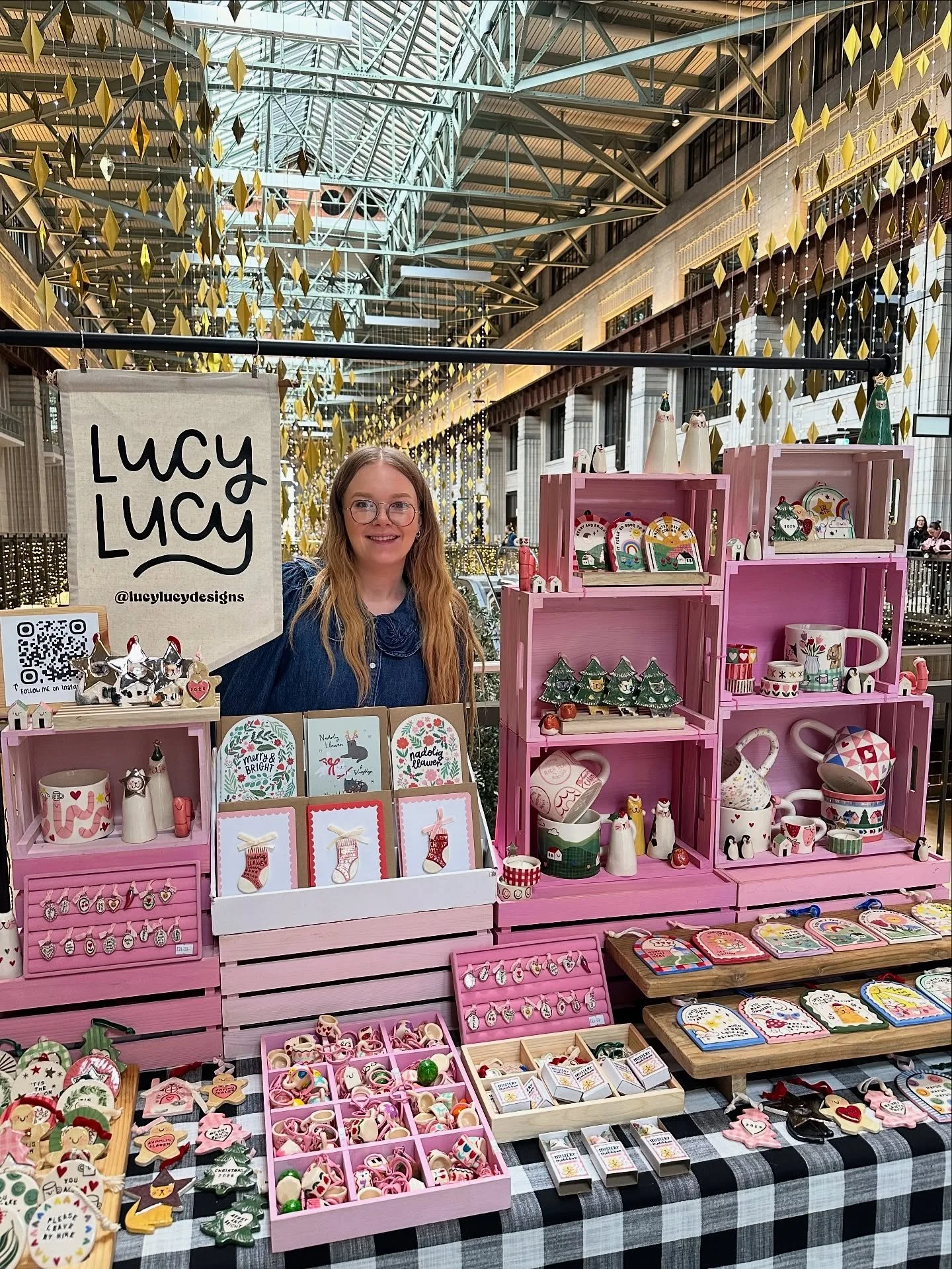 We&rsquo;re having so much fun already at our Christmas Market inside Battersea Power Station today! 🥰🎄💝

Swipe to see just a few of the amazing 35 brands you can shop with us today!

Find us here till 6pm with gorgeous handmade things and gifts. 