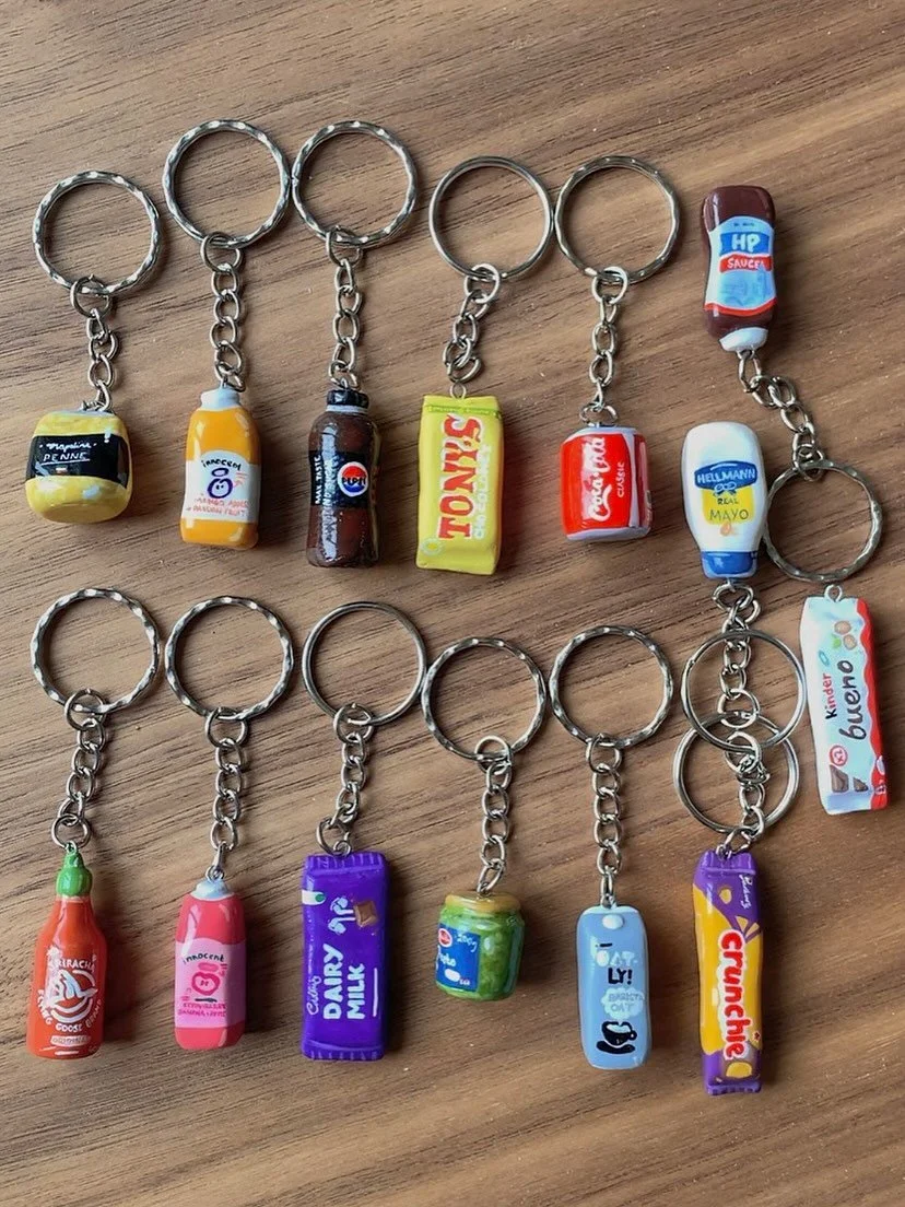 Rosie&rsquo;s work centres around the pets, food and hobbies closest to her customers, creating uniquely personalised miniatures from polymer clay! 

Rosie&rsquo;s working on a collection of little animal Christmas baubles as well as mini food keyrin