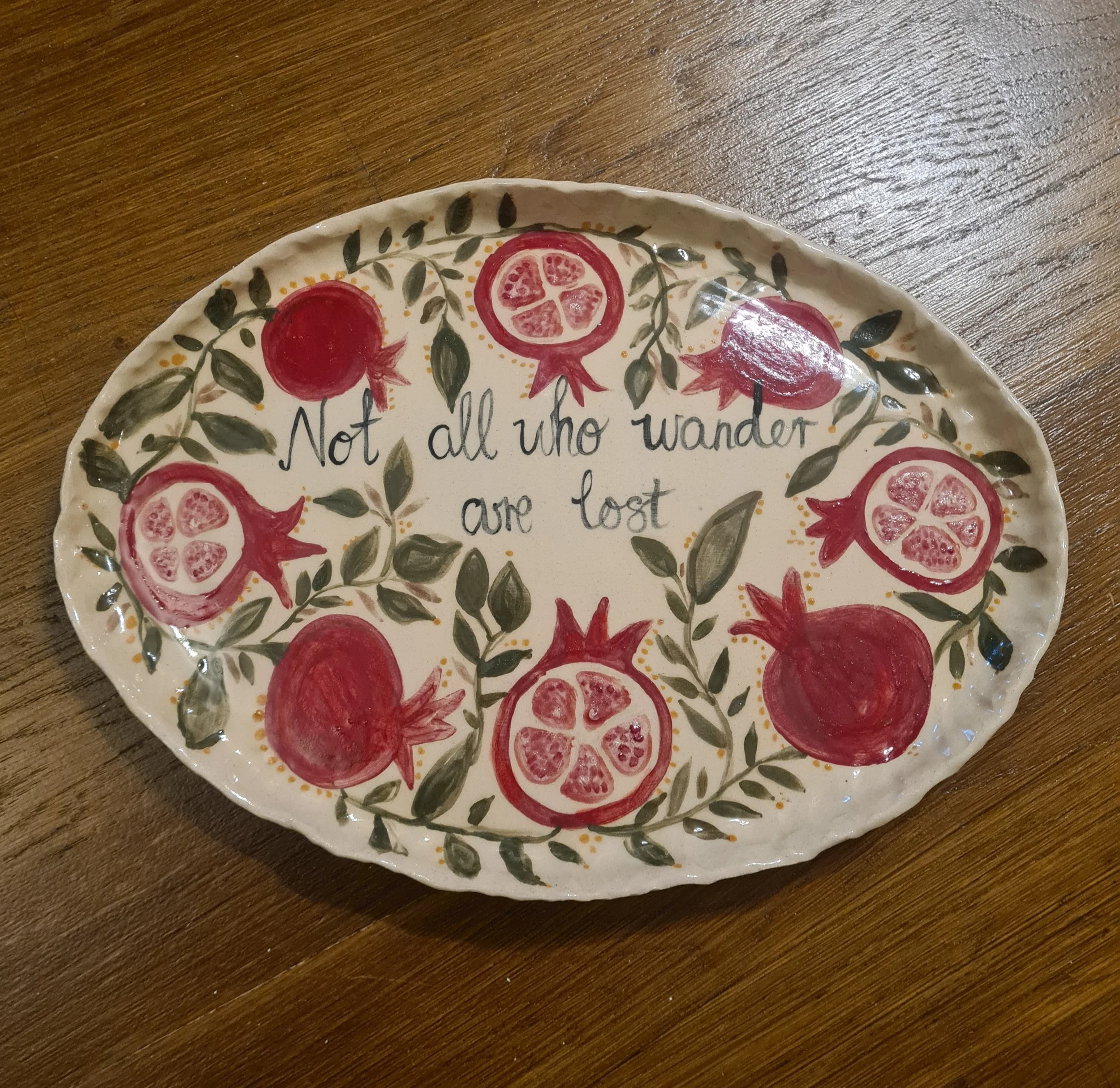 Not all who wander are lost platter .jpg