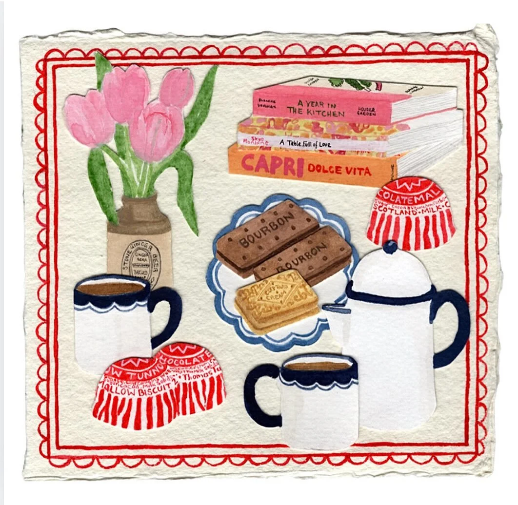 Here&rsquo;s more of the brands trading at our Sample Sale Market on Saturday 31st January!

✂️ @mimidicksonpaintings ✂️ The famous mini-collage artworks, prints and other paper goods. Discontinued A4 prints will be &pound;10 (usually &pound;25) and 