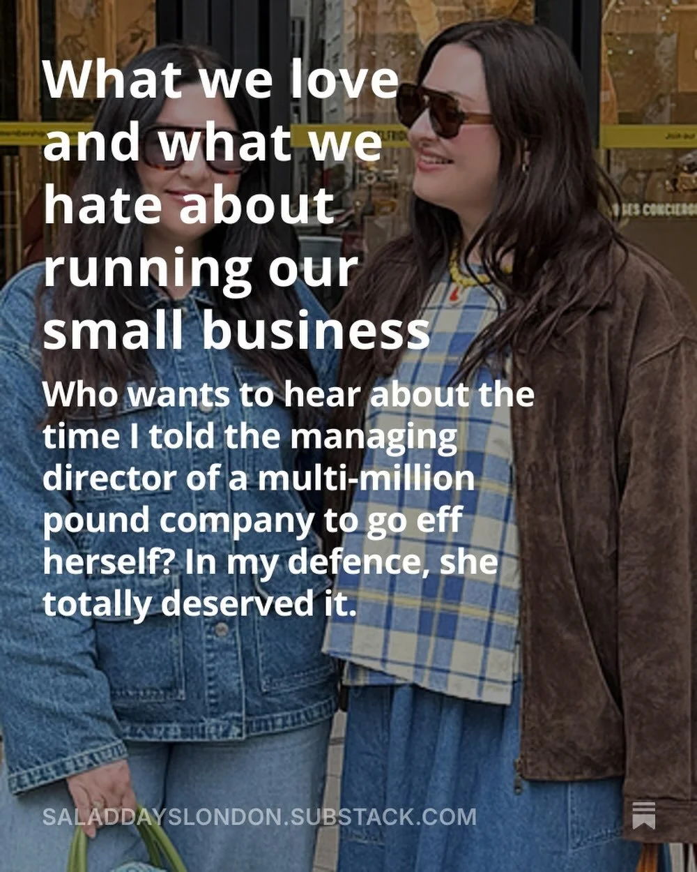 One of our most-requested Substacks is now live! 

When I asked you what you wanted to hear from us you said you wanted to know what we LOVE and what we HATE about running our small business 👩&zwj;💻💌🚫✨

So I&rsquo;ve written it up and it&rsquo;s 