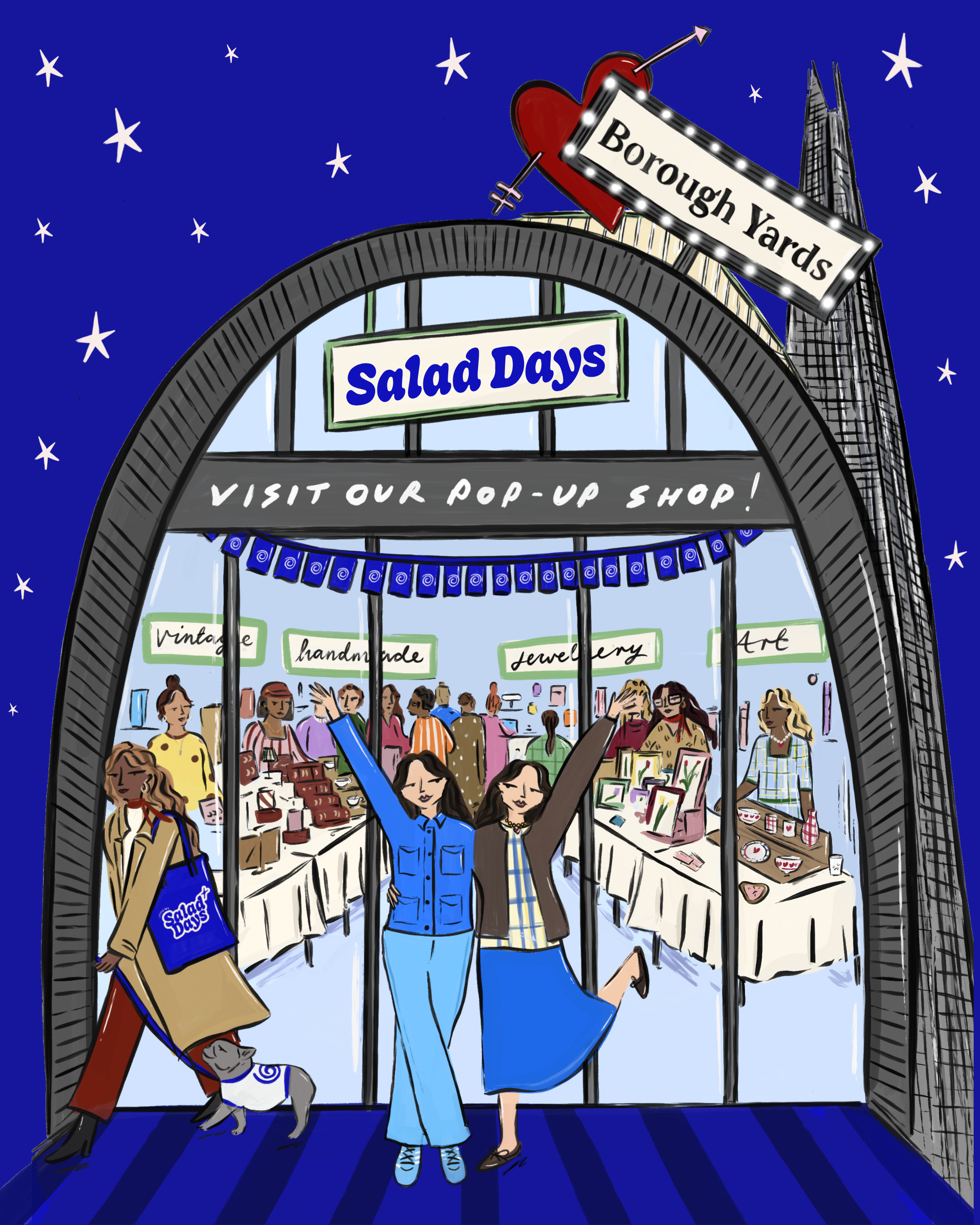 We’re hosting a pop-up shop at the iconic Borough Yards right next to Borough Market!