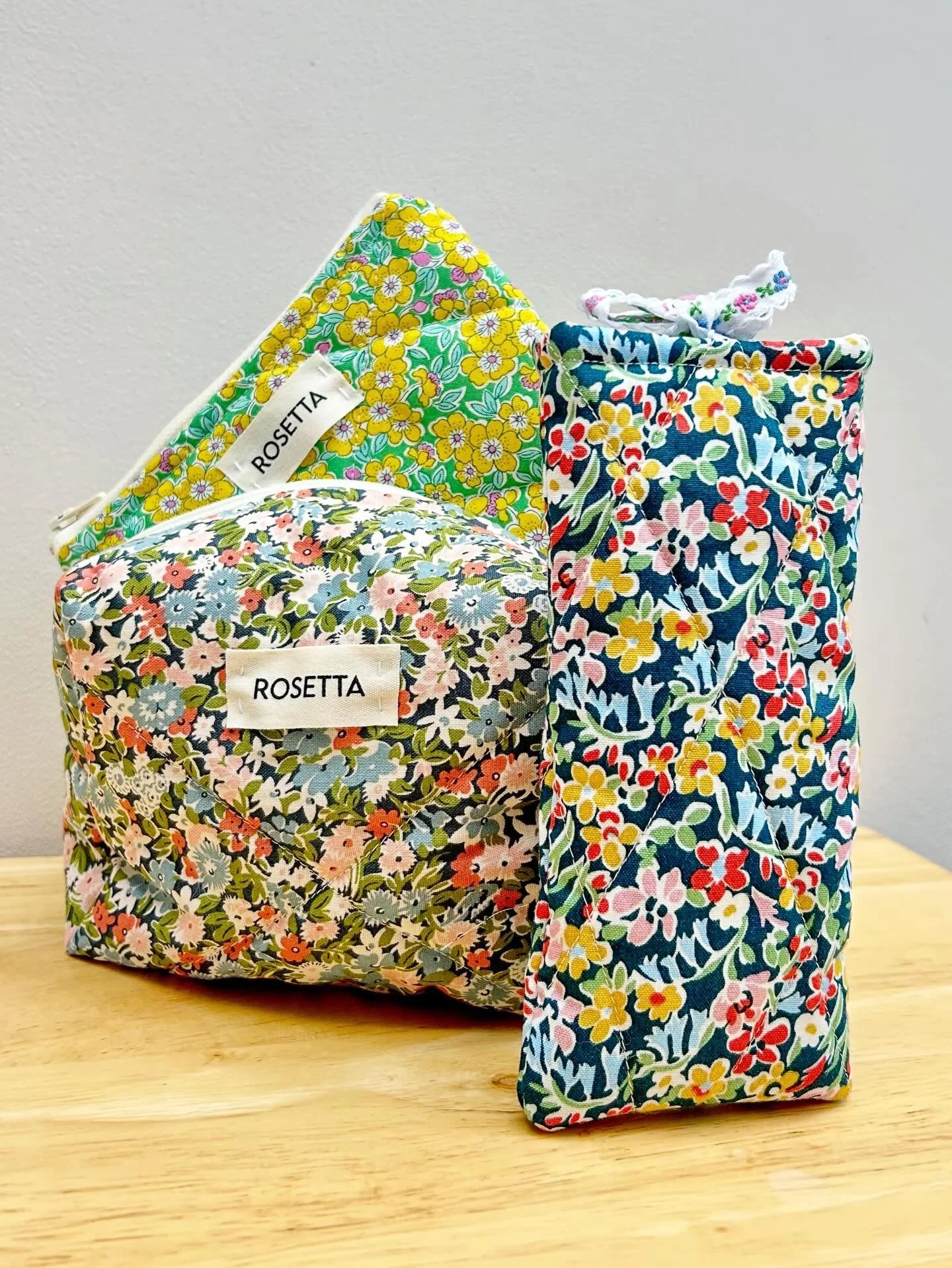 Discover 3 of the makers trading at our popup shop inside @boroughyards on Saturday 28th February! 

🪡 @rosettas.studio 🪡 Don&rsquo;t miss the brand new and exclusive Liberty print makeup bags and matching glasses cases with sweet frilly ribbons at