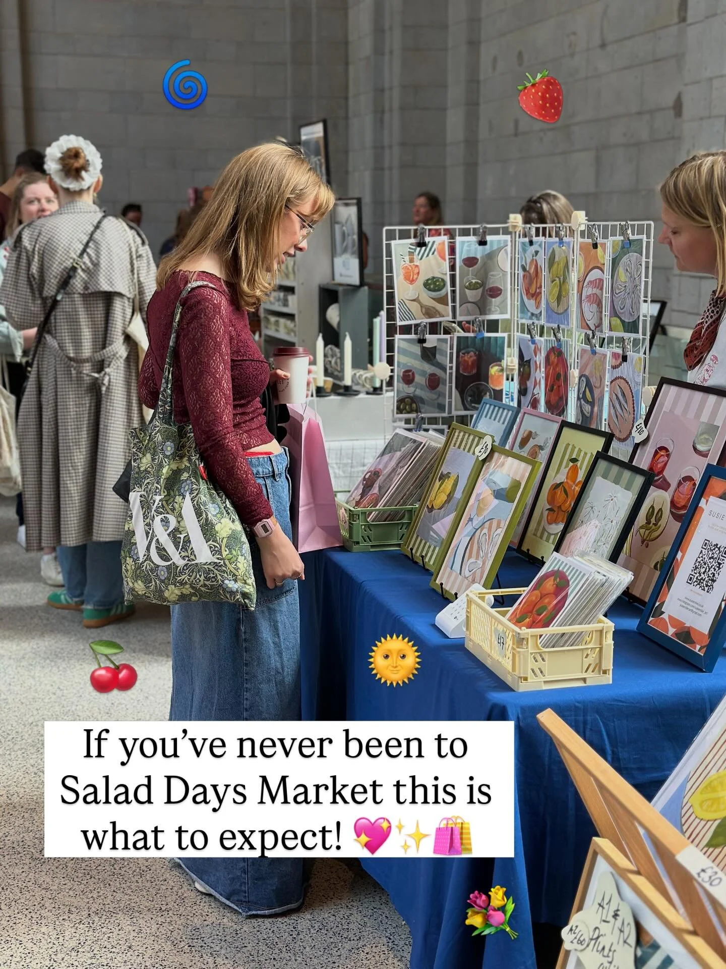 We hope to see you at one soon! 💋🍒🌀💖

Next markets coming up:

🌀 3-6th April
🌀 4 day bank holiday weekend
🌀 Battersea Power Station 

🌀 2-4th May
🌀 3 day bank holiday weekend 
🌀 Battersea Power Station 

#londonmarket #saladdaysmarket #free