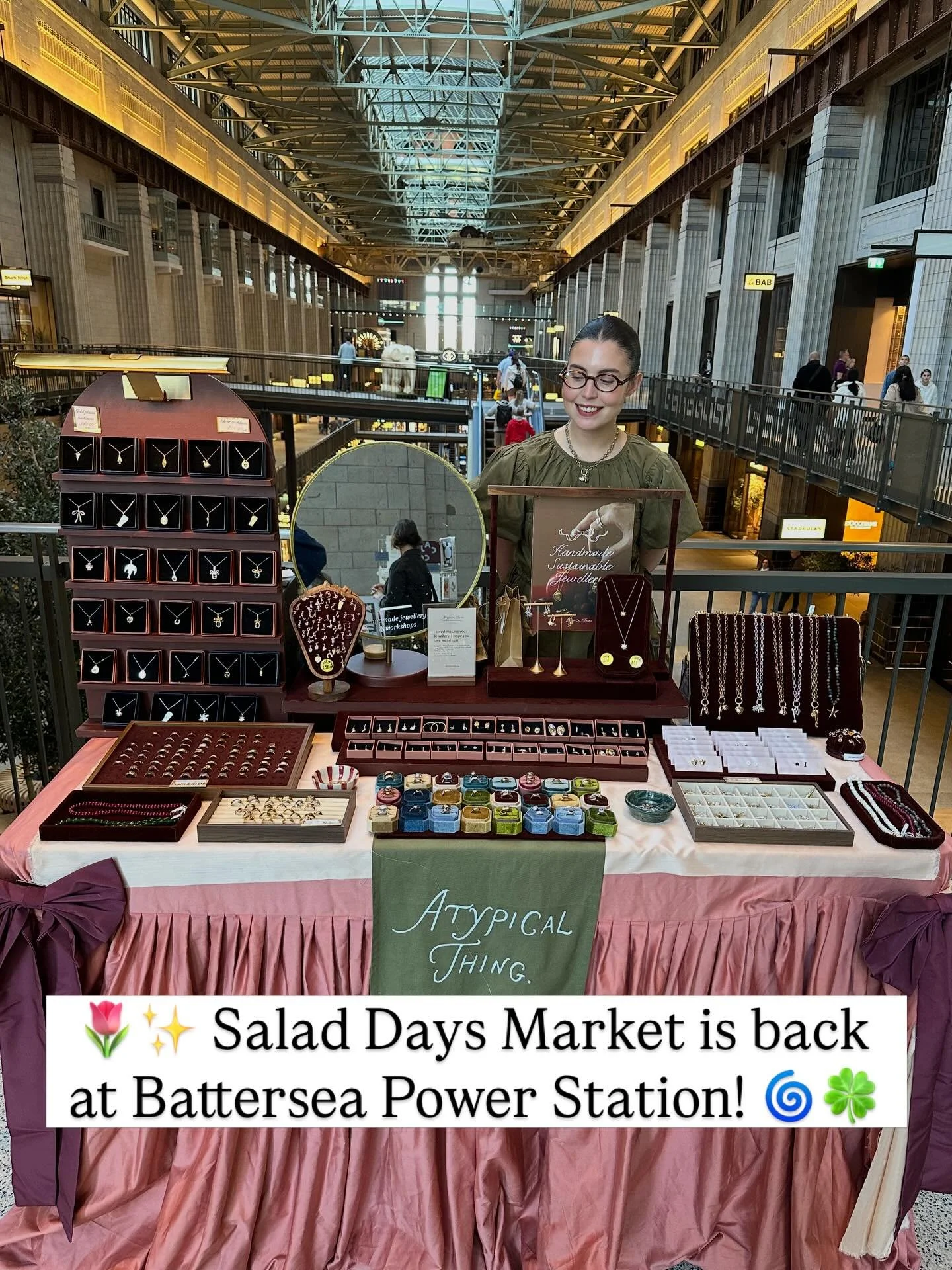 We&rsquo;re back baby! 💖 did you miss us? 🥰 

May bank holiday / May weekend / May event / Battersea power station / London market / weekend market / weekend plans / free things to do in London / best London market / salad days market / makers mark