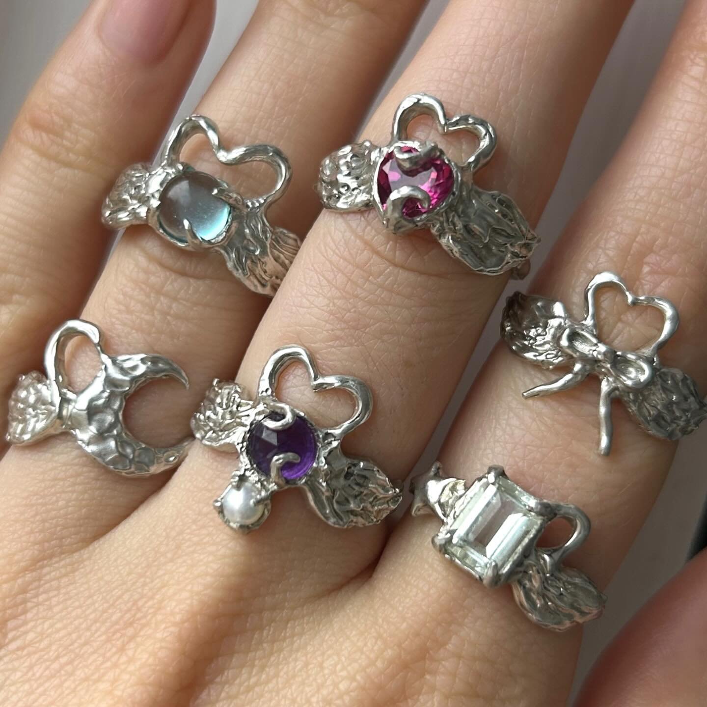 PART 2: Here&rsquo;s more of talented makers trading at our market on Saturday 2nd May inside Battersea Power Station!

🦢 NEW! @arkalune 🦢 Romantic and mystical handmade jewellery that feels a little bit magic.

💖 NEW! @rositooth 💖 Rosi&rsquo;s w