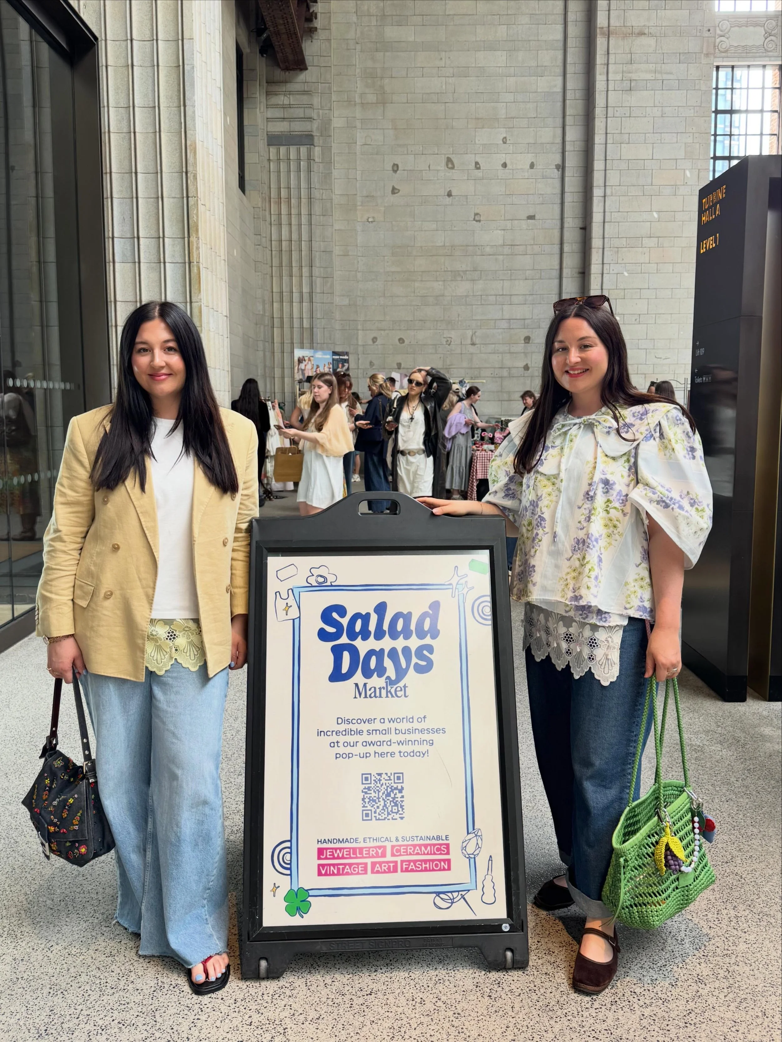 What the cuties are wearing at Salad Days Market today!! 🌷🪽👼🏼🌸🍒
