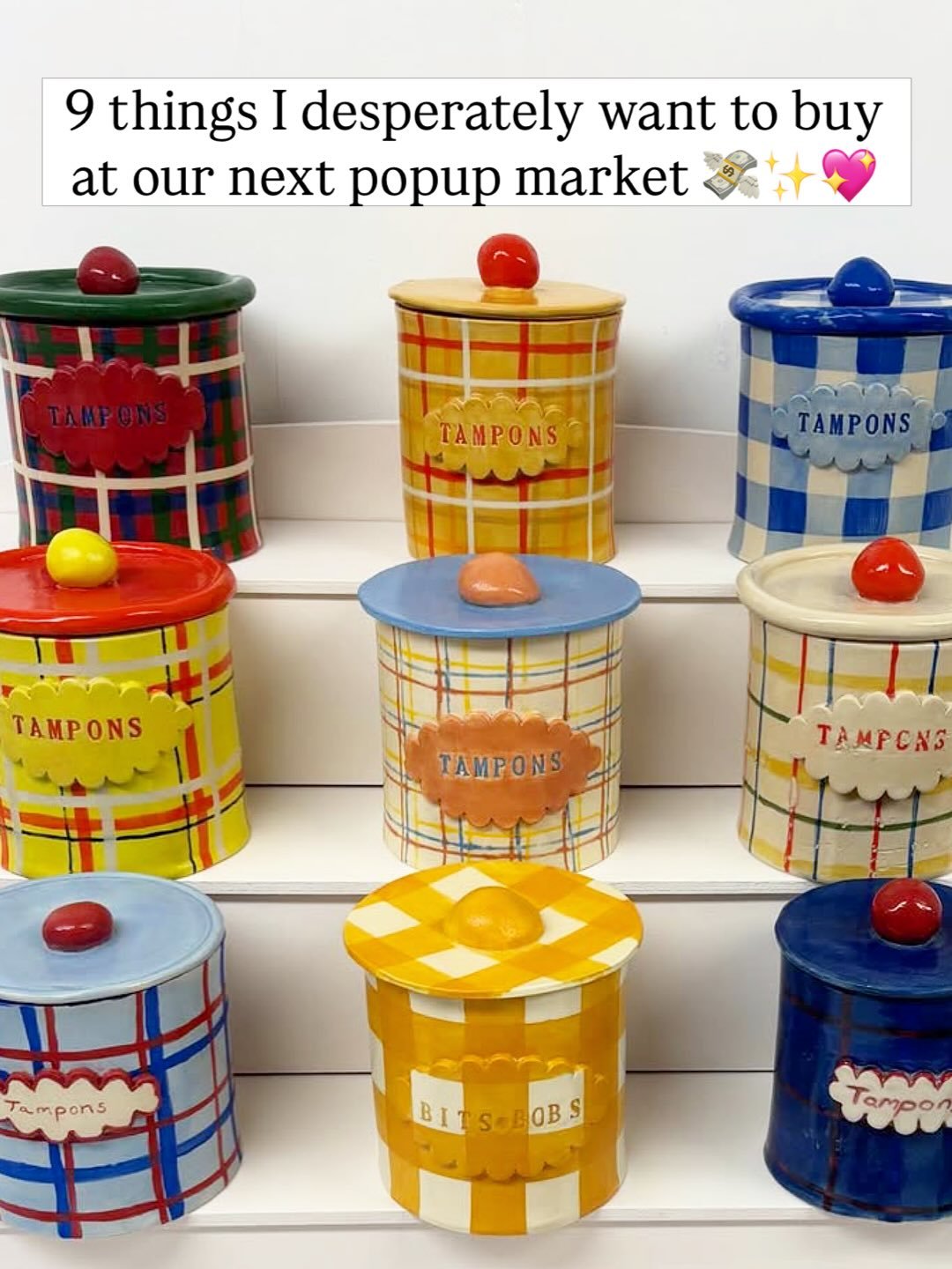 Not sure if the budget is going to stretch 😄💸✨

All available to shop at our next popup market on Saturday 27th June at Battersea Power Station!