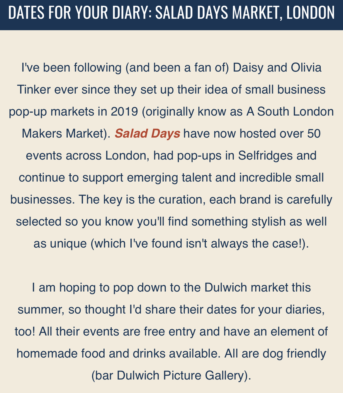 Alexandra Steadman's The Frugality newsletter, June 2023