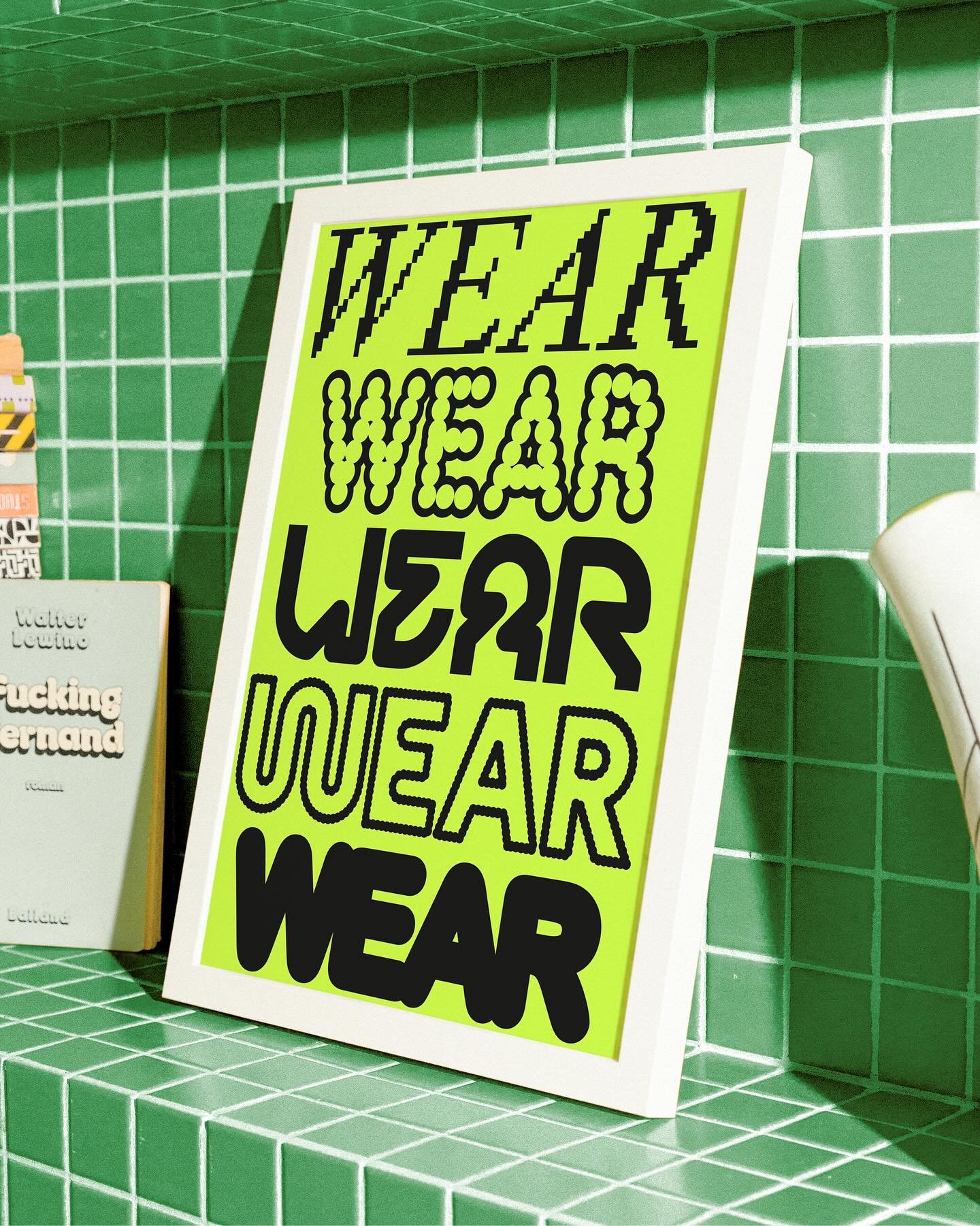 In the heart of Emmen you will find WearWear. A second-hand fashion store with a clear ambition: To make second-hand clothing the first choice.

Together with the WearWear team we developed a brand that always goes for variety and never for standard.