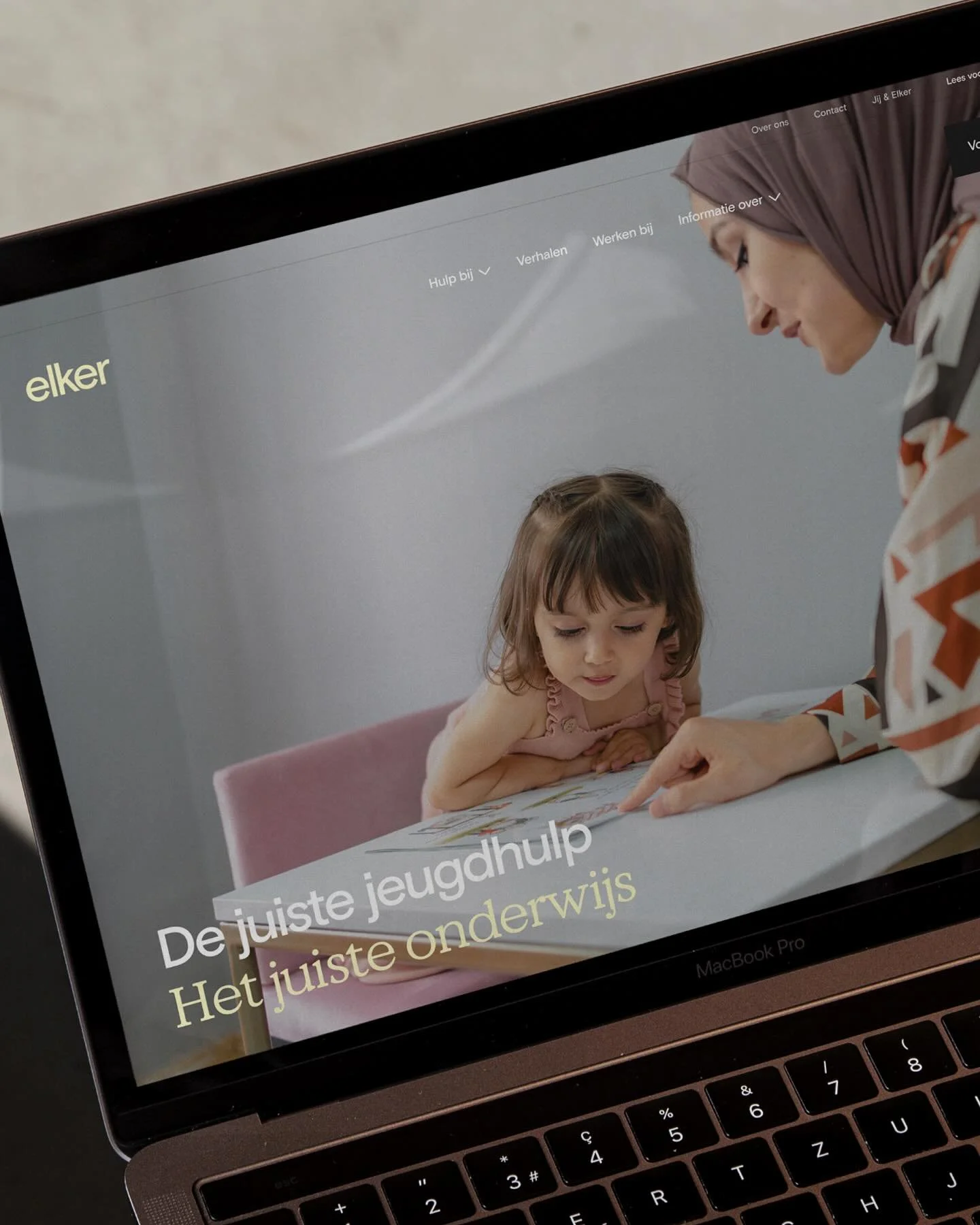We helped Elker, a youth-care and education organisation, build a digital home that puts people first. A website centered around real stories, from the people they support to the ones who support them.

Client @elkerjeugdhulponderwijs
Direction &amp;