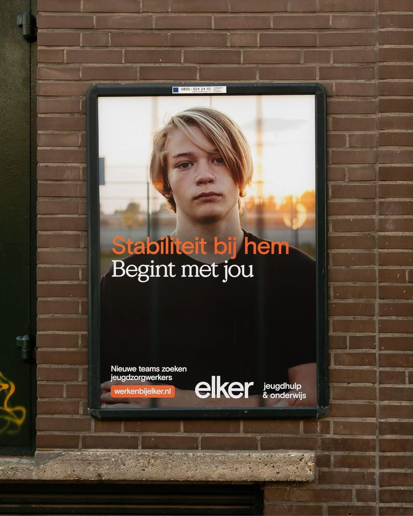 How do you recruit care professionals in a sector under pressure? By shifting the message from roles to real impact.

For Elker, a youth-care and education organisation, we created a campaign that speaks to the heart of the profession. Showing how re