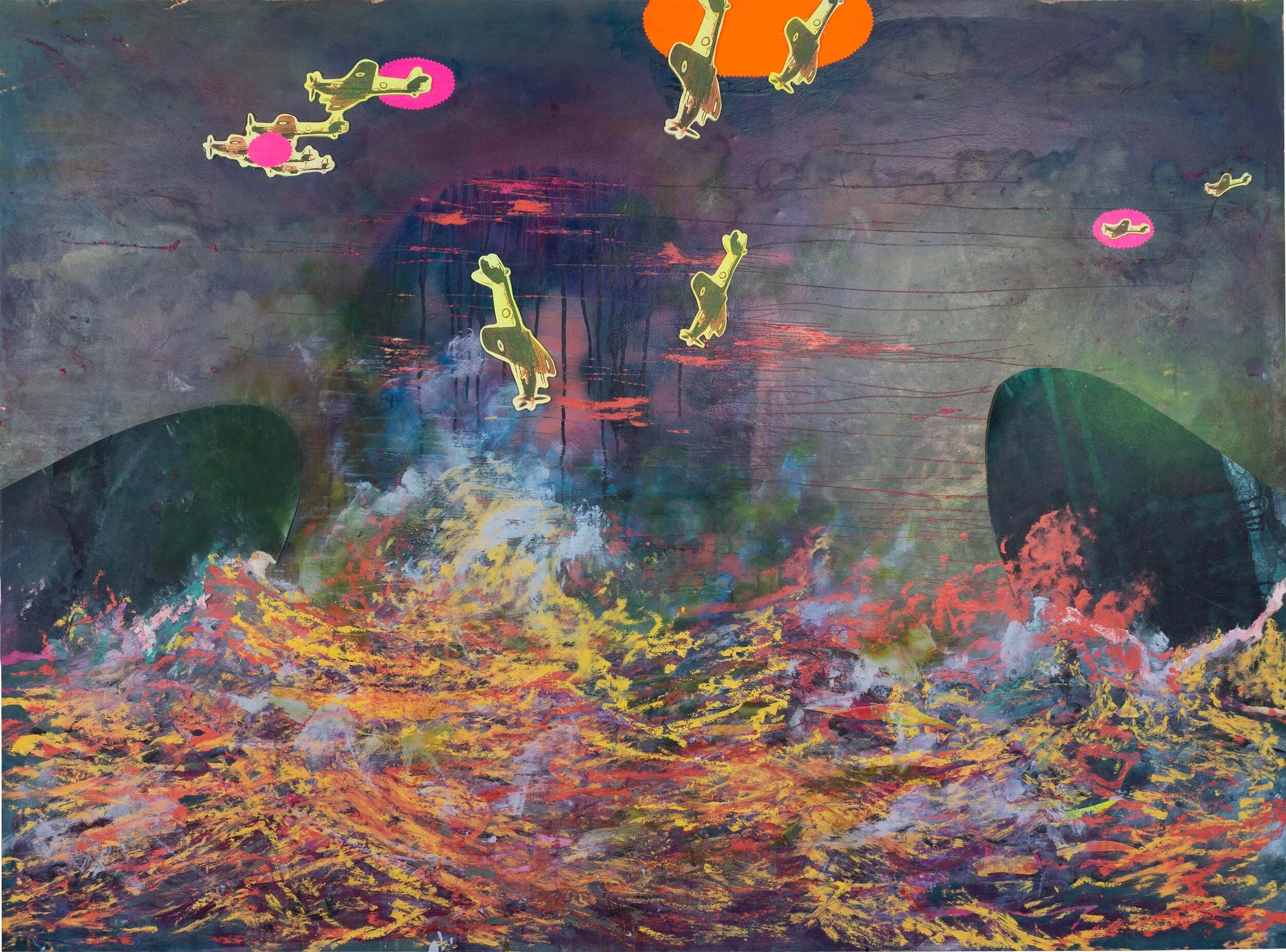 "Besatzungsfehler", year: 2021, 155 x 114cm.