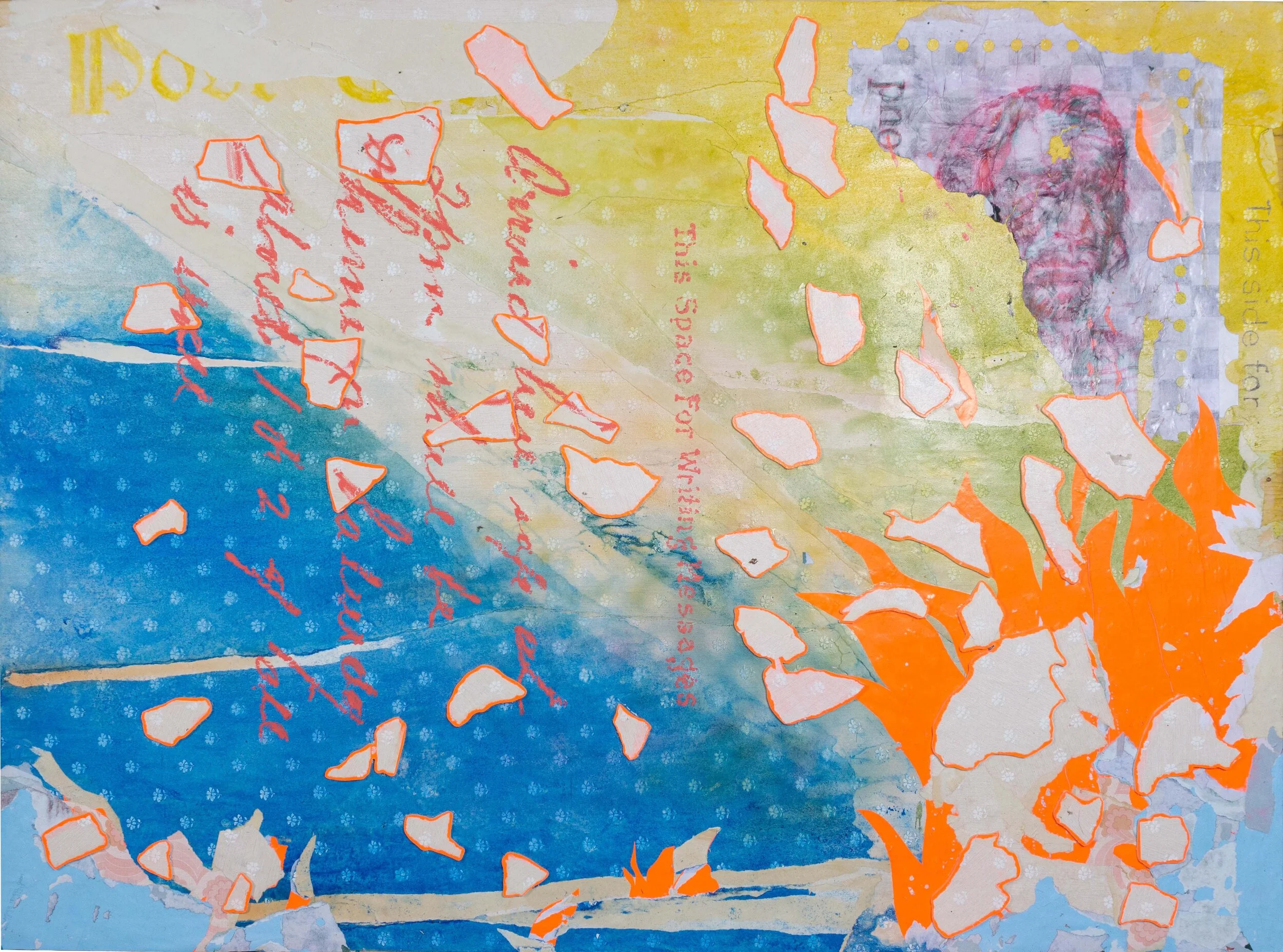 "Tapeziersferien", year: 2021, 155 x 114 cm.