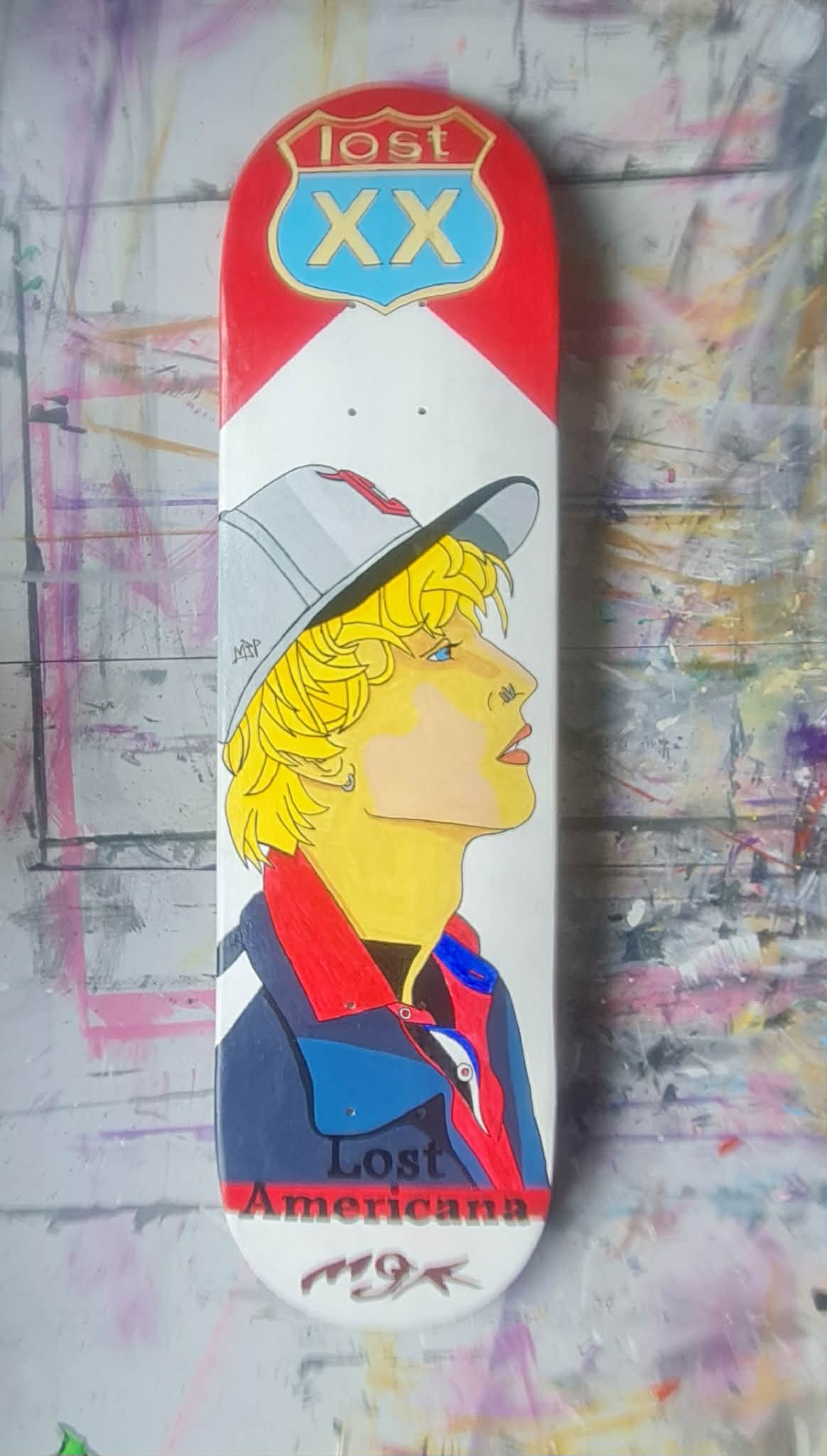 MGK Lost Americana skateboard