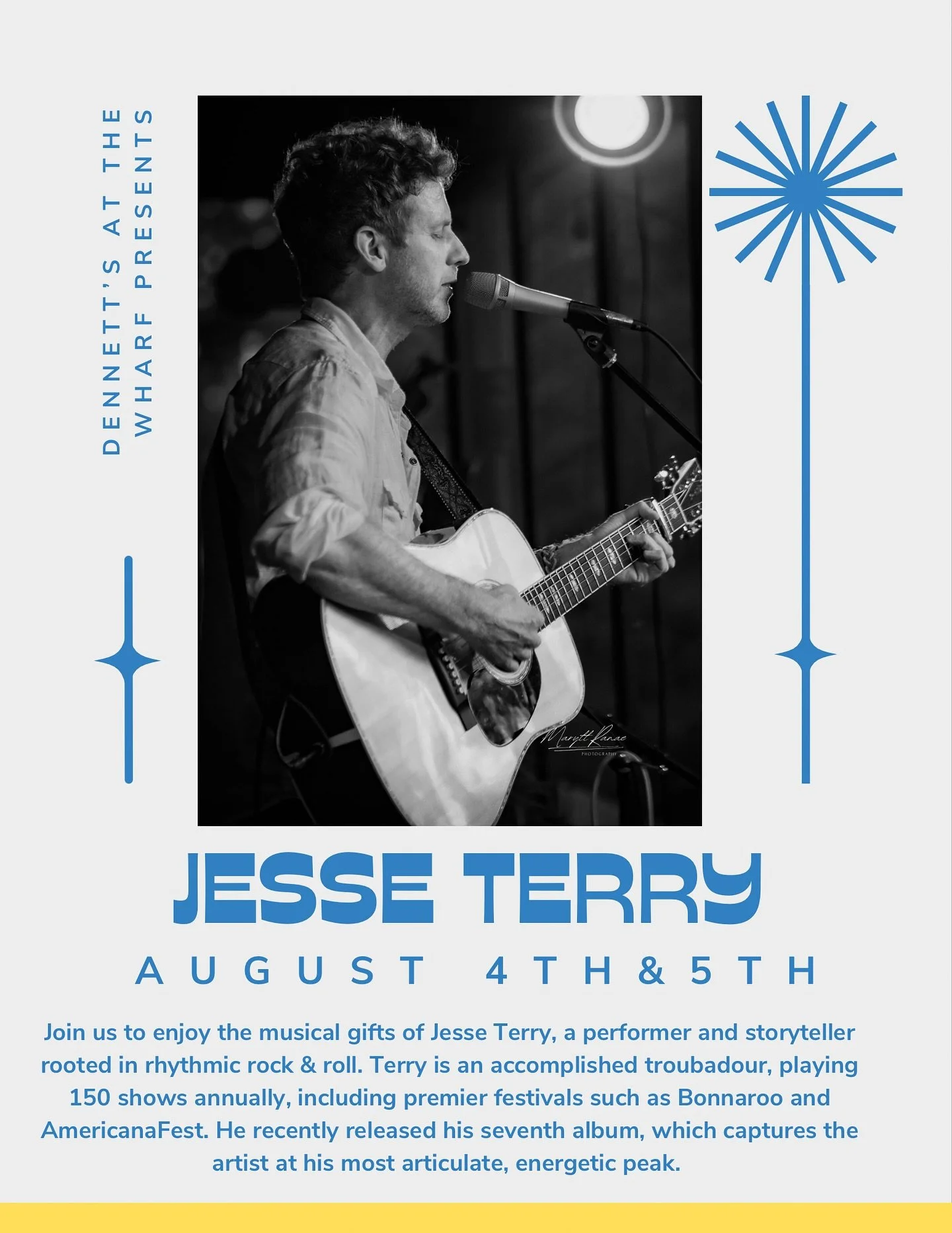 So excited to have tickets on sale for two shows in STUNNING Castine, ME at @dennettsatthewharf on August 4th &amp; 5th! 🌊 ✨ This one is worth the trip if you&rsquo;re anywhere close&hellip; tickets on website!