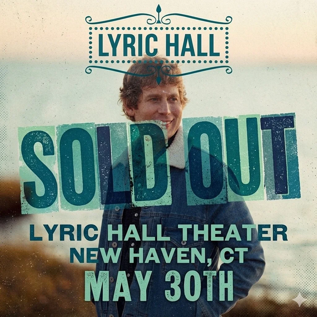 Thank you, New Haven, Connecticut for selling out tonight&rsquo;s show @lyrichalltheater in advance! I&rsquo;m so stoked to play for y&rsquo;all tonight! Still some tickets available for Tuesday in Cambridge, MA @clubpassim 💫