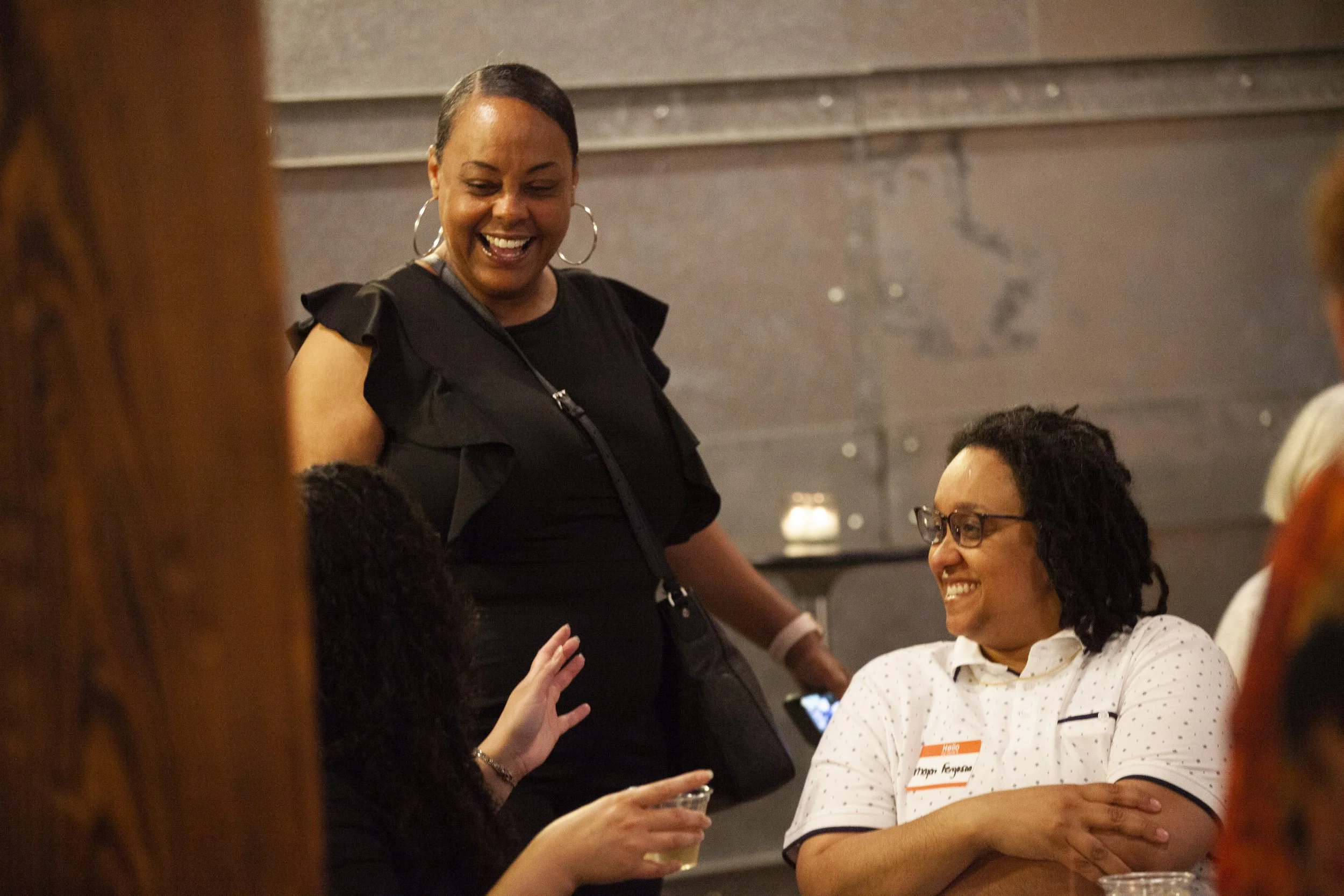 Family members Megan and Jeannine