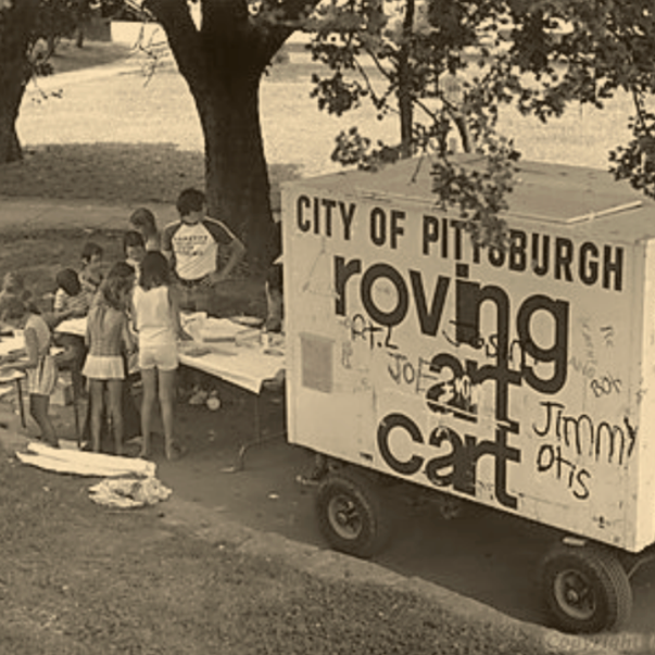 roving art cart history archive