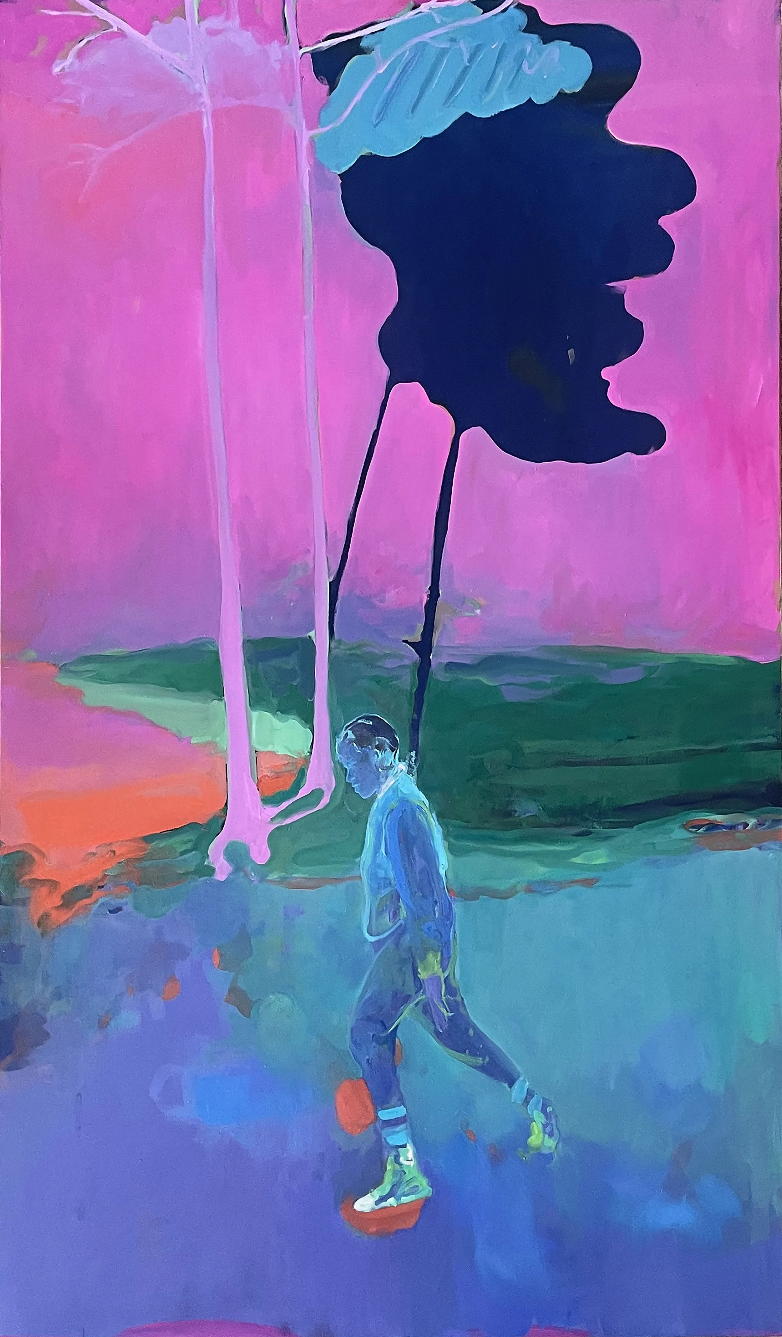 La marche des songes-95x114cm-2025