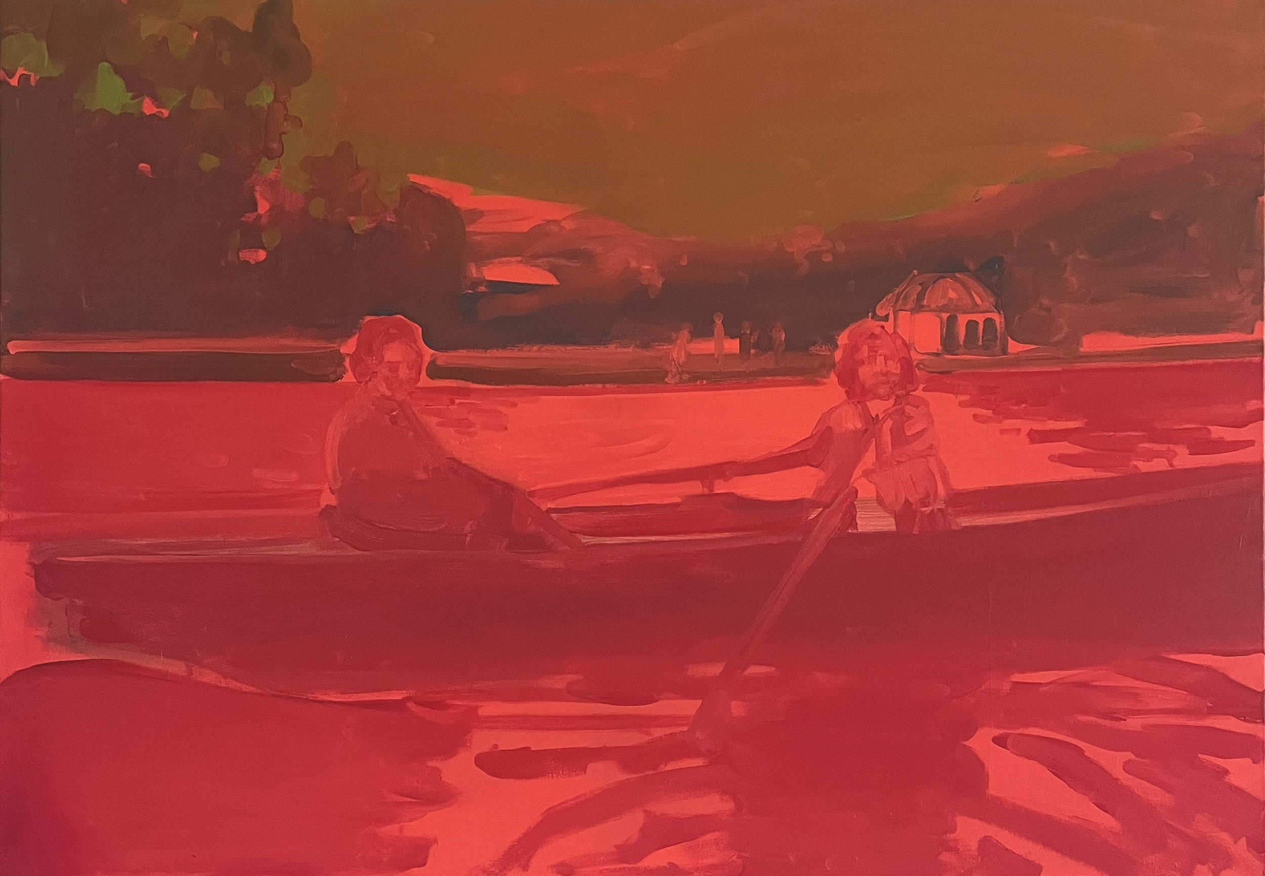 "Uns oir d'eau", huile sur toile- 116x81cm-2025