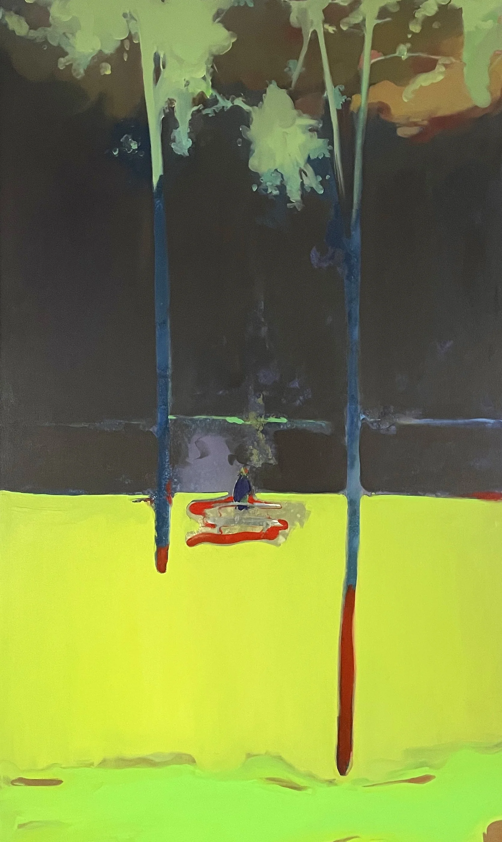 "Dehors6", huiles sur toile-130x195cm-2024