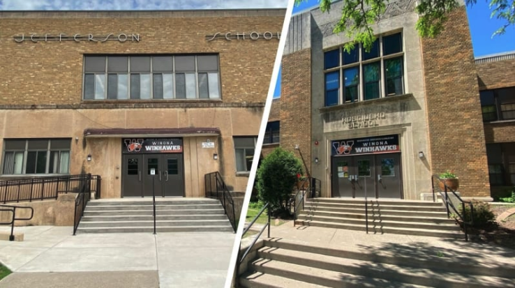 Winona Area Public Schools receives a check for $5,523,230!