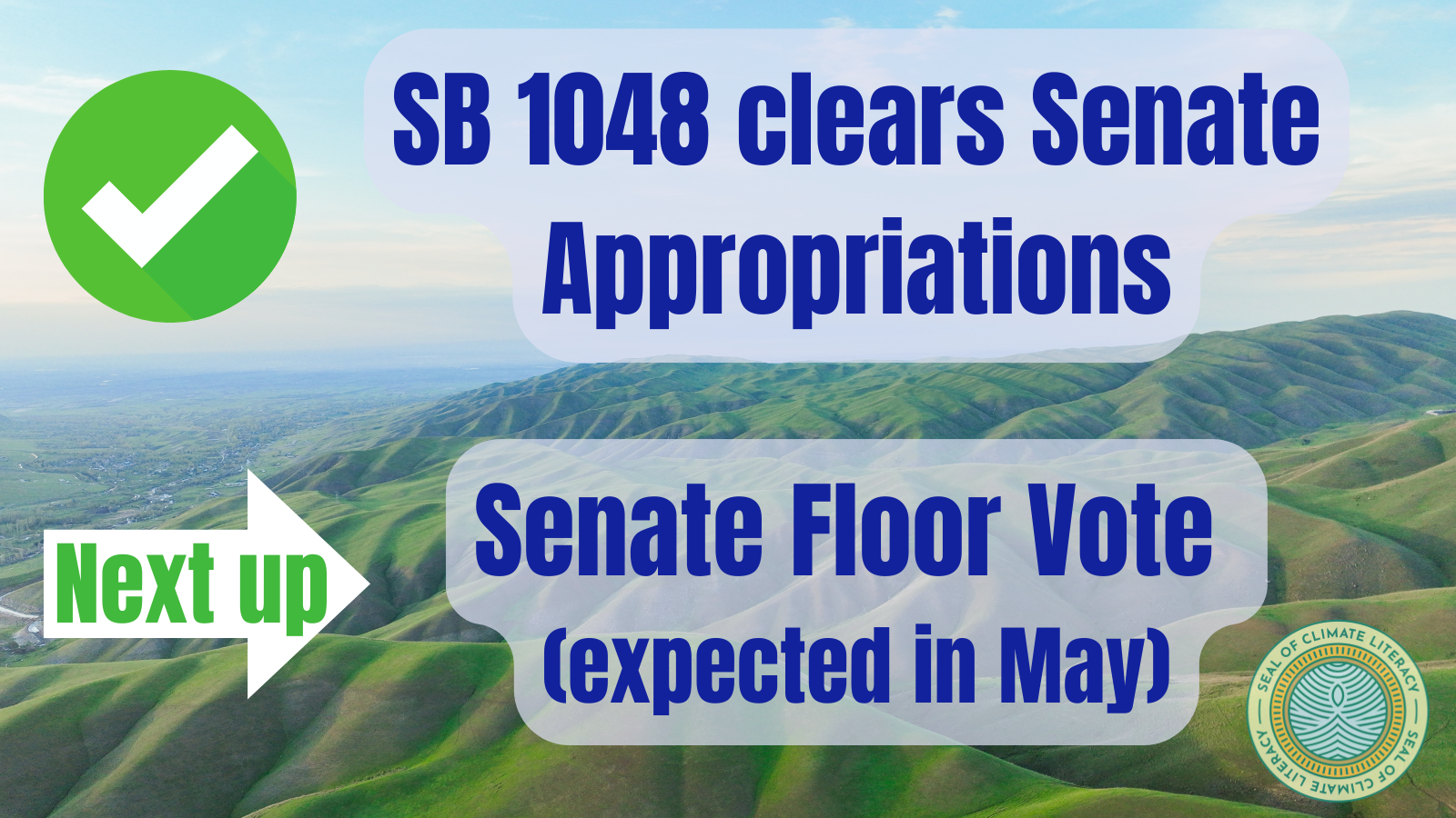 Seal of Climate Literacy clears the Senate Appropriations Committee