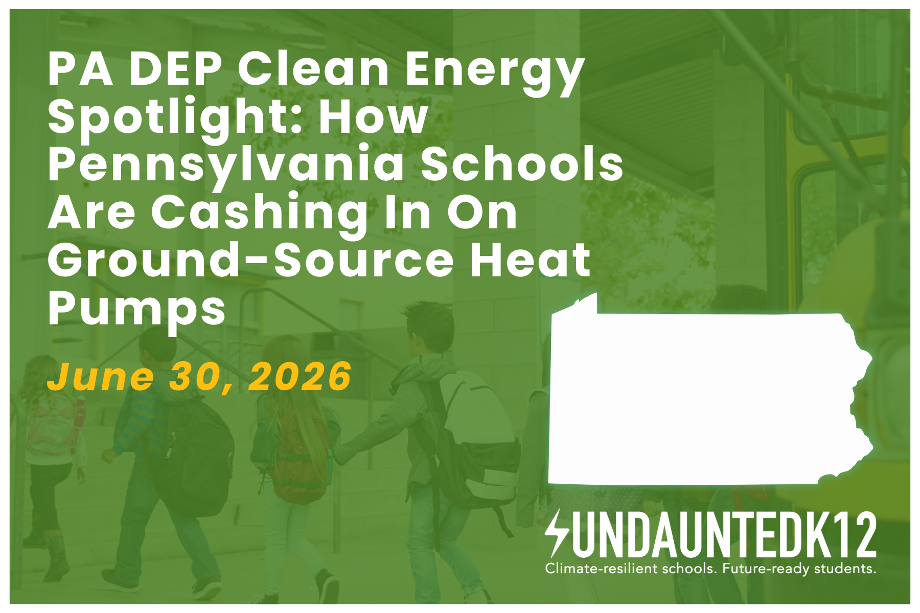 Pennsylvania Department of Environmental Protection Clean Energy Spotlight: How Pennsylvania Schools Are Cashing In On Ground-Source Heat Pumps