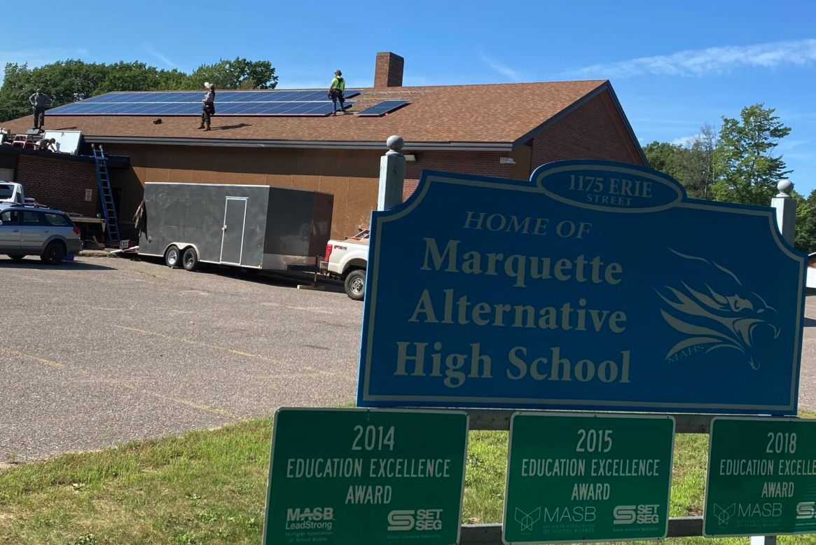 Converting public schools to clean energy will create jobs, group says