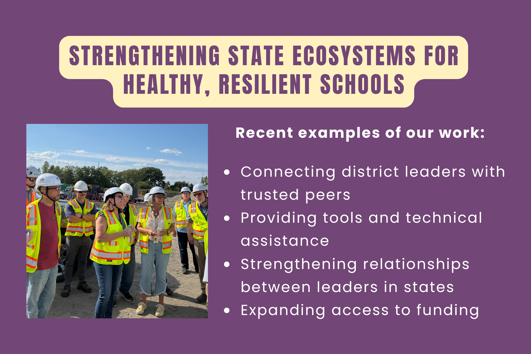 Strengthening state ecosystems to advance healthy, resilient schools
