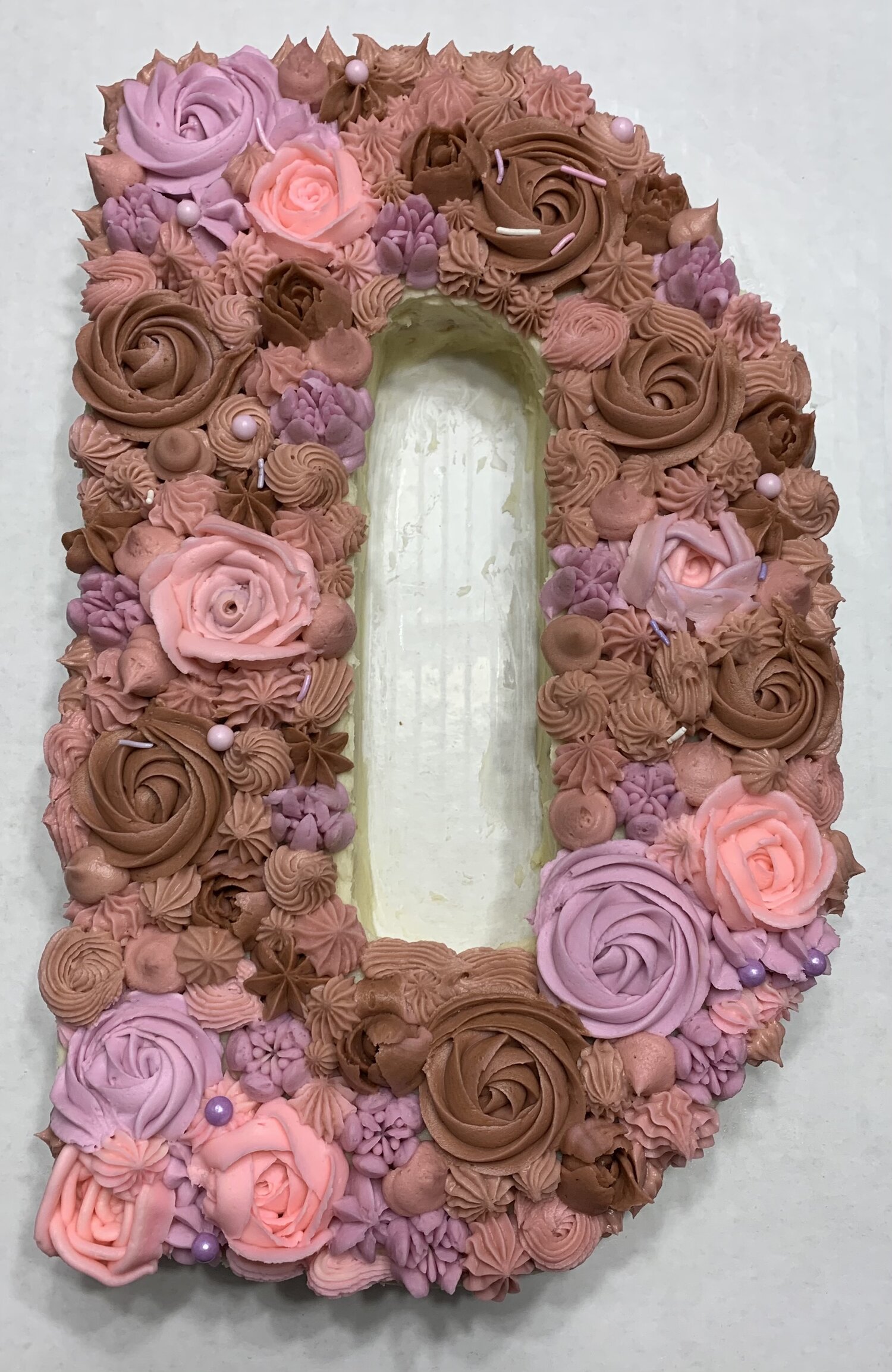 Number or Letter Cake – Flowerbake by Angela