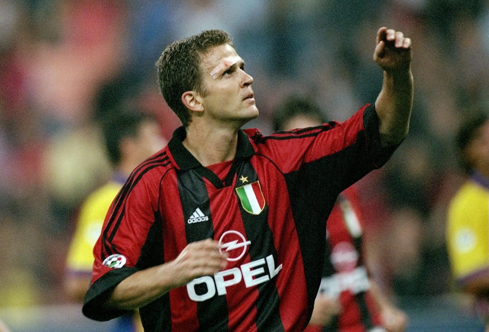 Oliver Bierhoff in Milan jersey