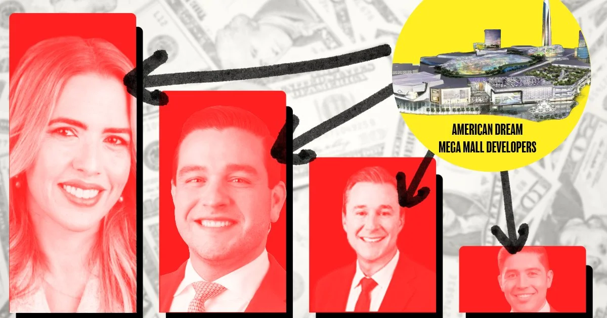 With tomorrow’s vote to lift the ban on taxpayer funds for the mega mall, here's how much money the developer has donated to County Commissioners