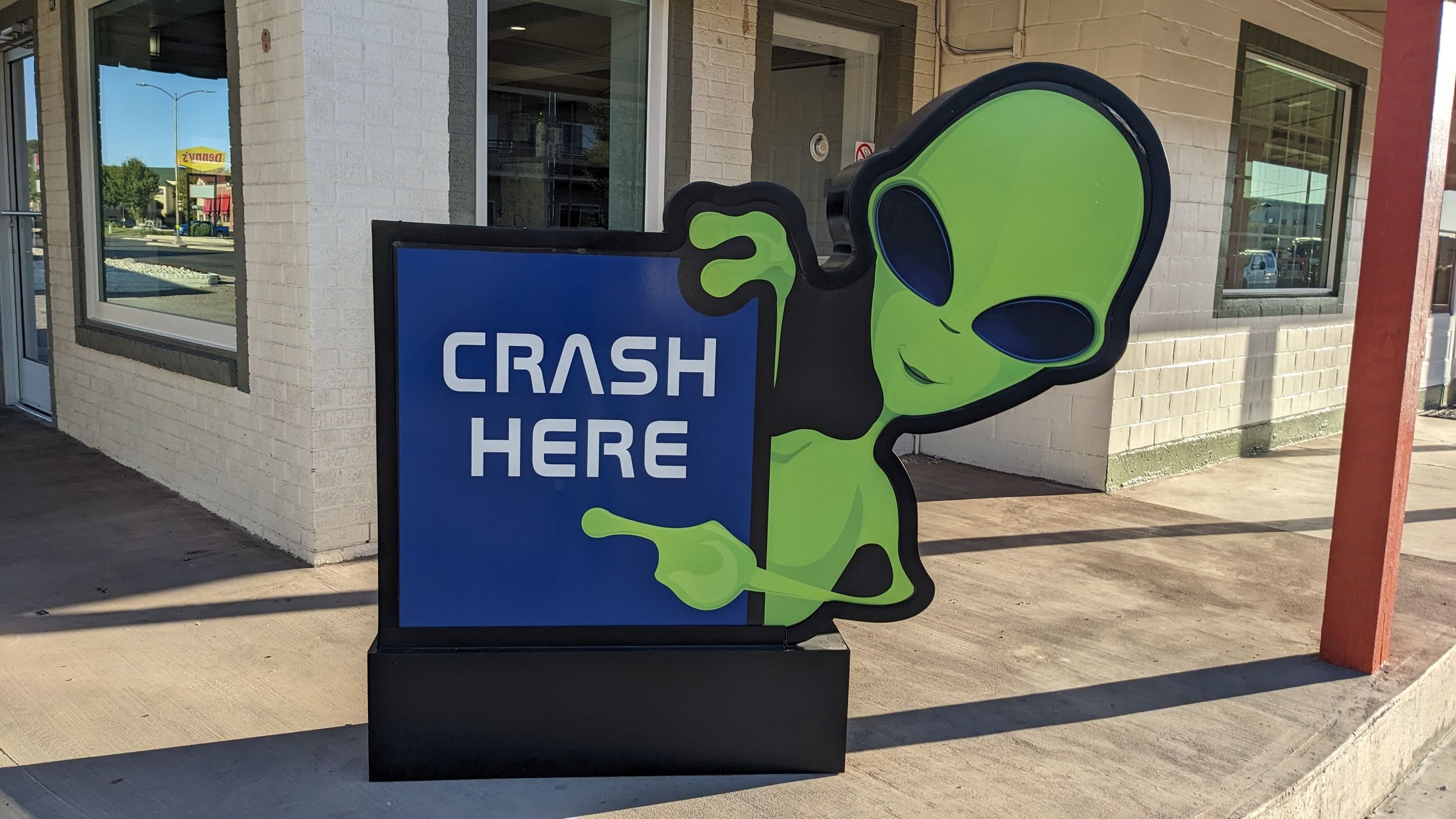 Alien Crash Here Sign in Roswell New Mexico