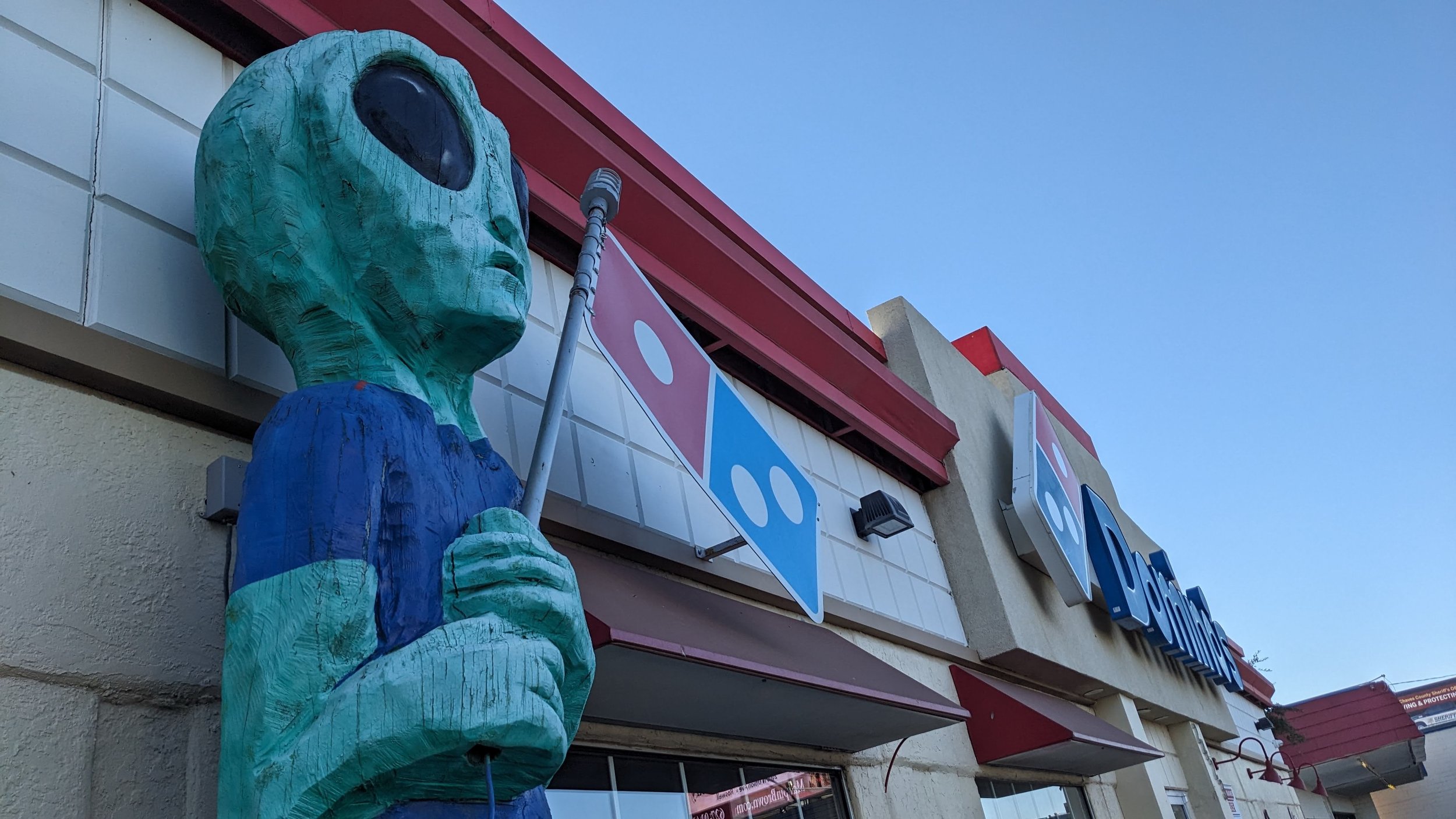 Alien Dominoes Pizza in Roswell New Mexico