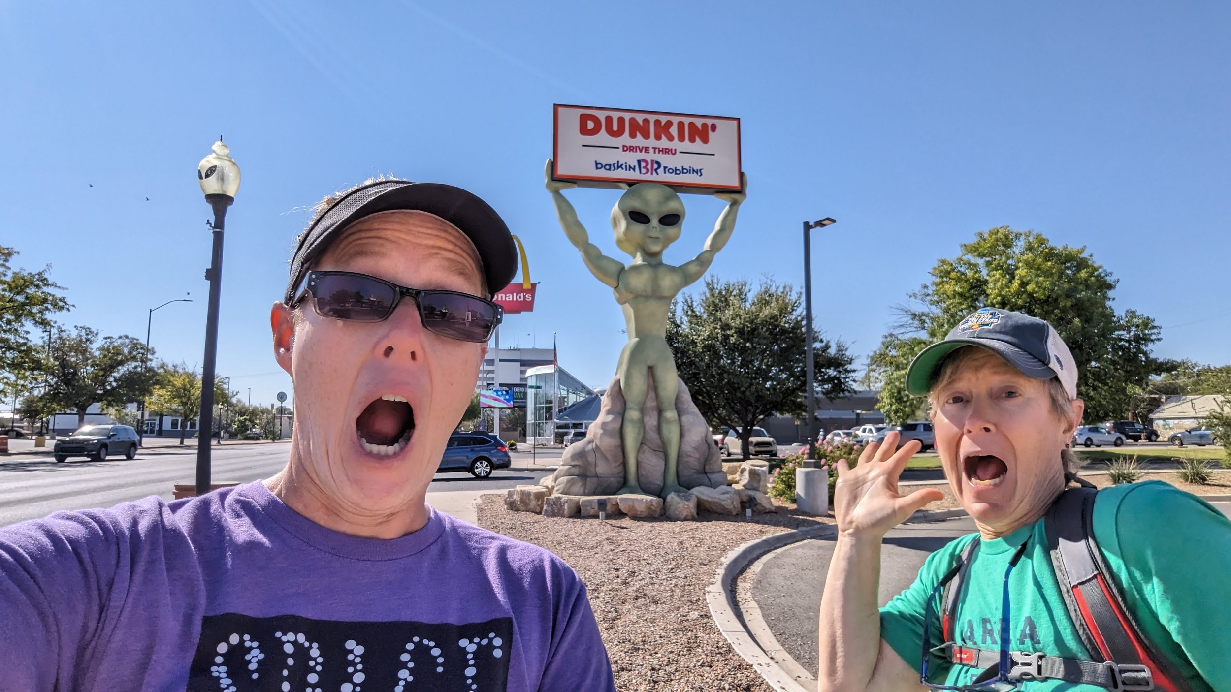 Alien Dunkin Donuts in Roswell New Mexico