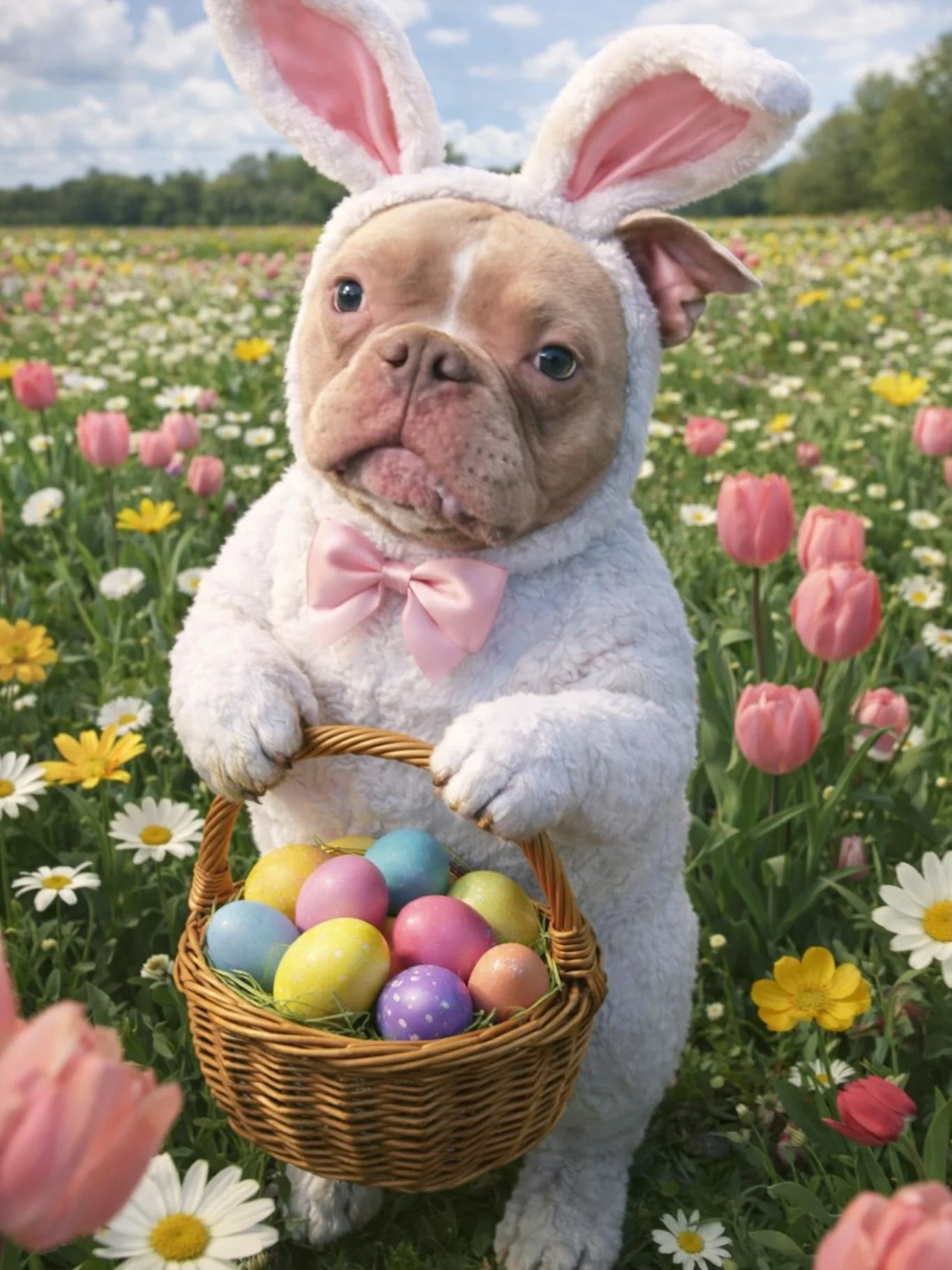 Hoppy Easter from me and my mascot TRIGGER at the rainbow bridge ✝️