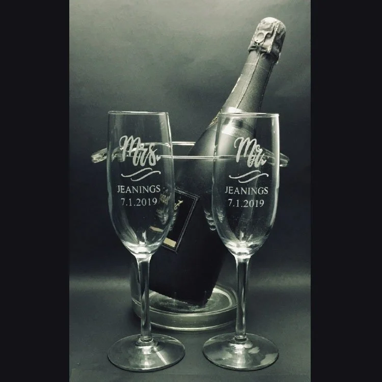 Forever Yours Glass Etchings providing personalized custom engraved gifts  and glassware