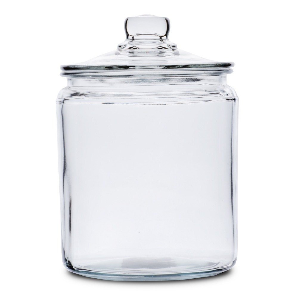 Custom Glass Jar /large Glass Jar / Etched Glass Jar / Graduation
