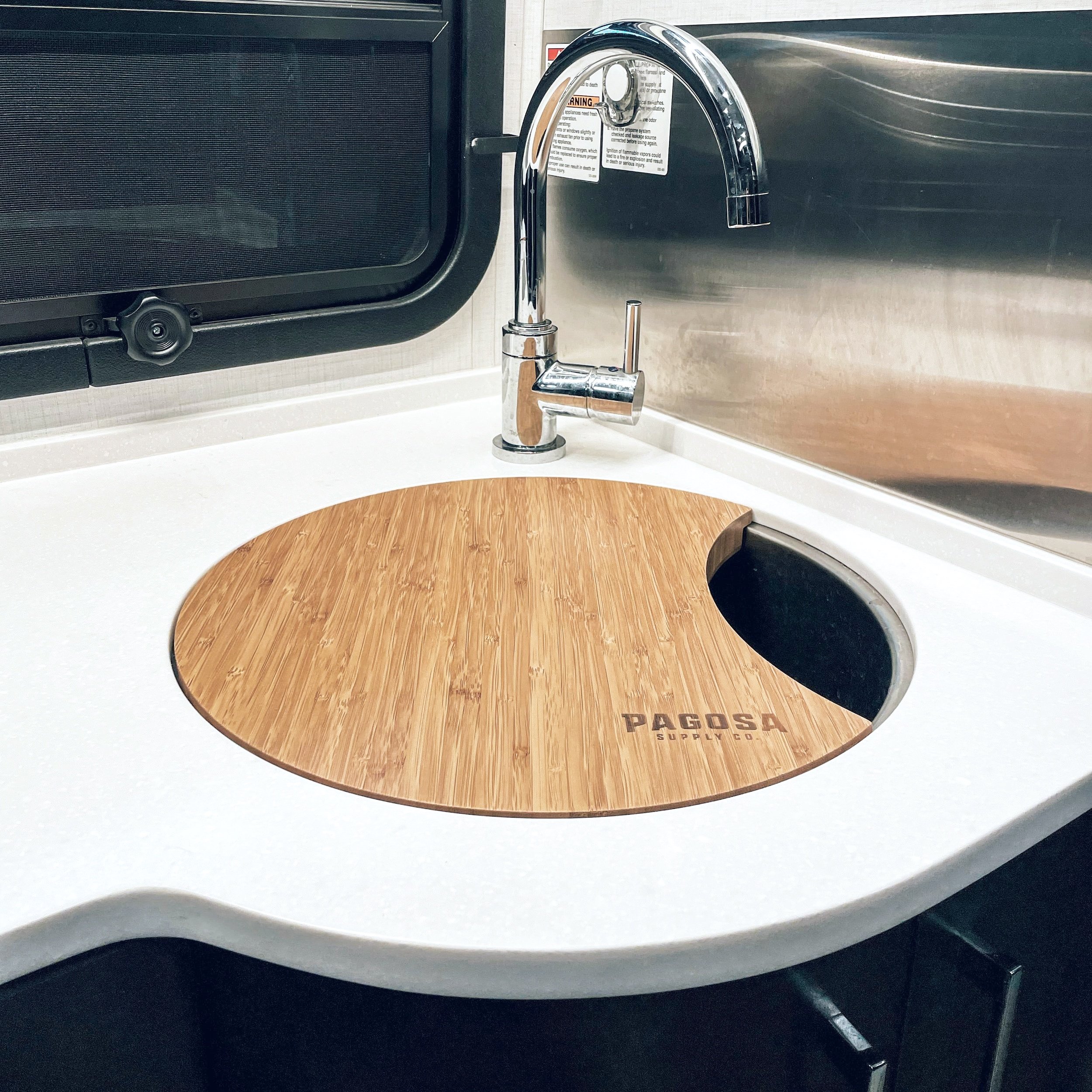 Wood Sink Cutting Boards for Bambi Travel Trailers – Airstream