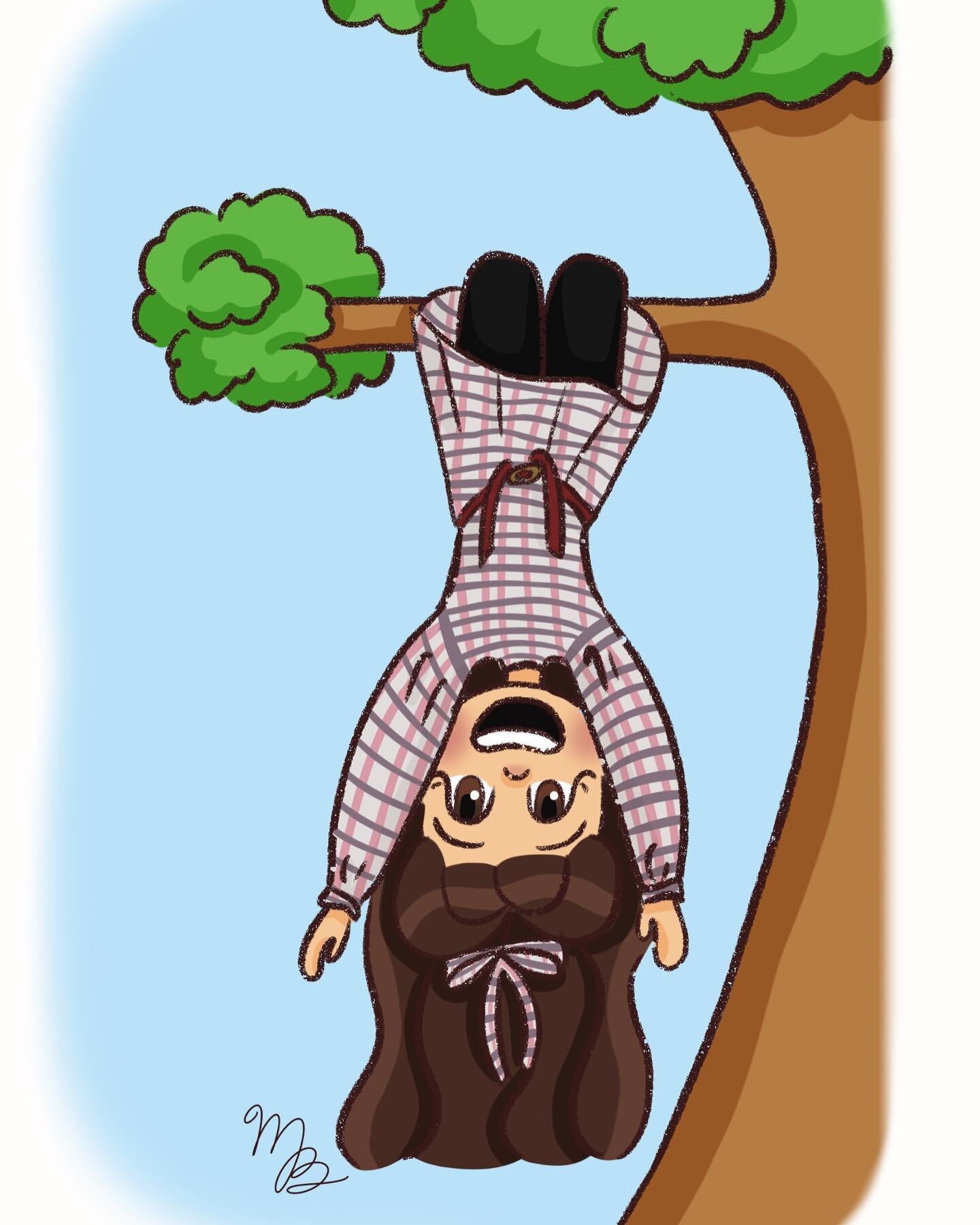 Samantha is the queen of tree climbing, don&rsquo;t you agree?
 
*No stockings were harmed in the making of this art* 😉