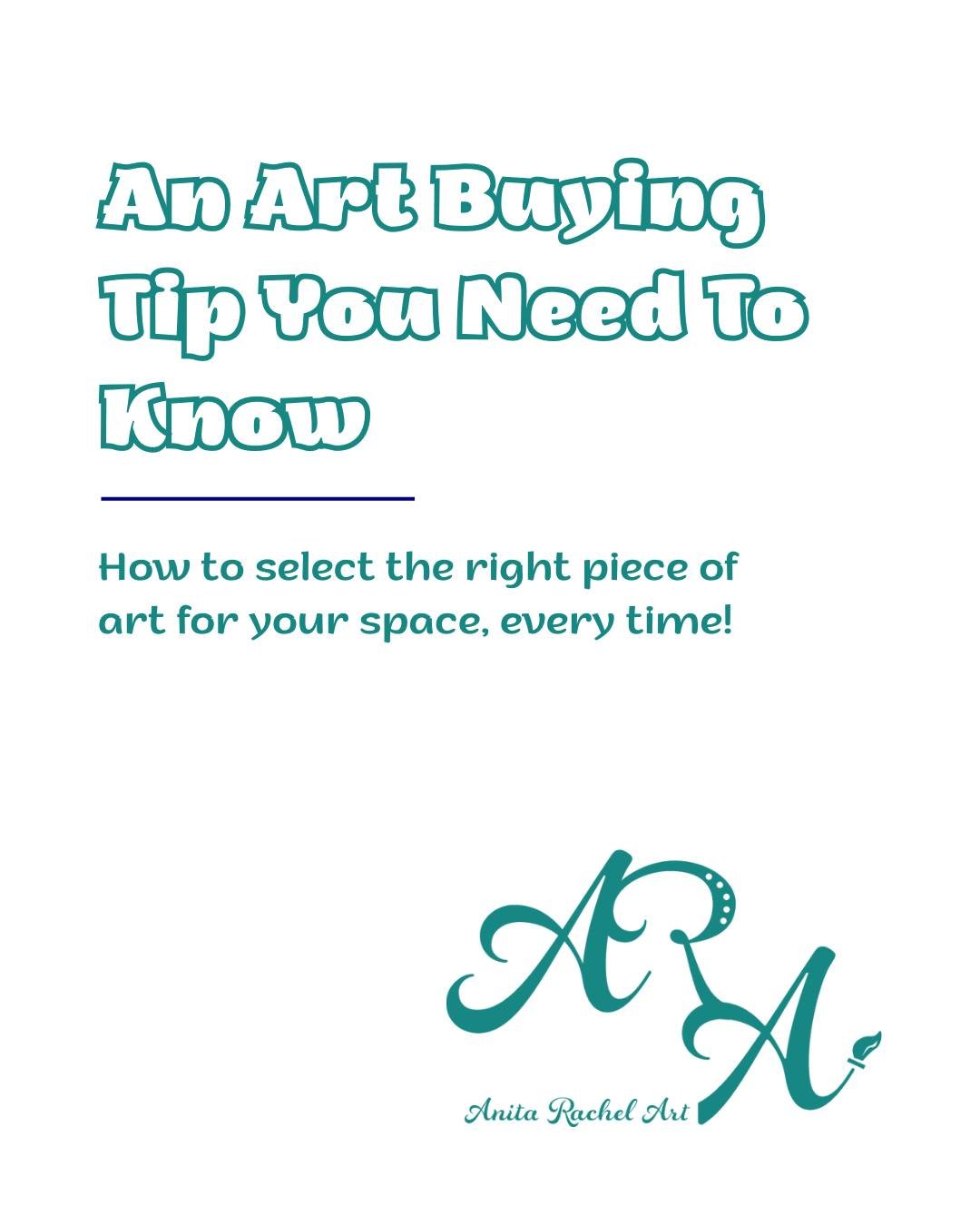 This is the biggest tip I could give you when it comes to shopping for art: choose what makes you feel something or touches your heart!

It&rsquo;s not about matching your couch or following trends. The best art is the kind that speaks to your soul a