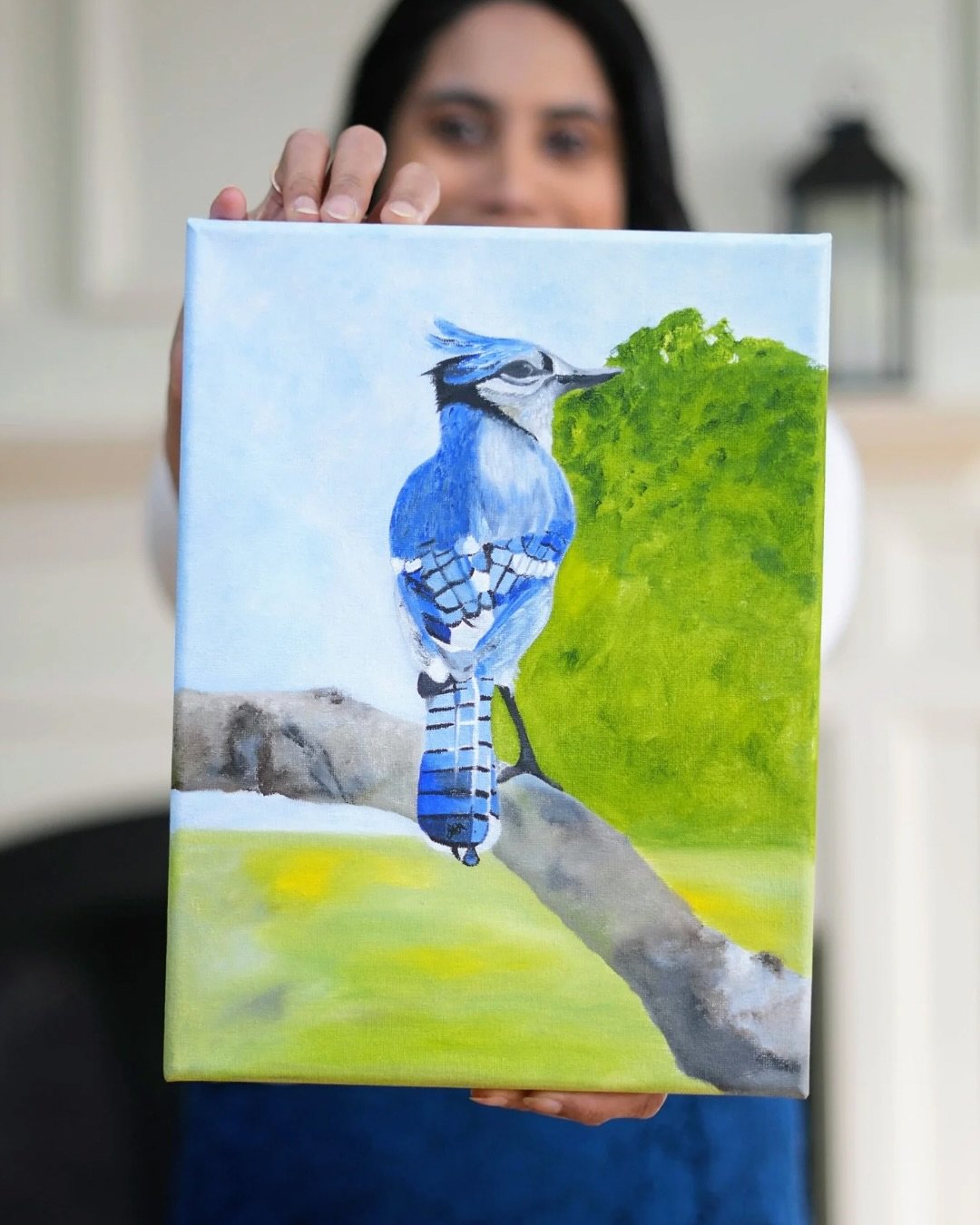 Let &ldquo;Whisper of the Blue Jay&rdquo; be your reminder to slow down and breathe.

I created this piece with the intention of bringing calm into your everyday. The soft blues and gentle details were inspired by the quiet moments in nature that hel