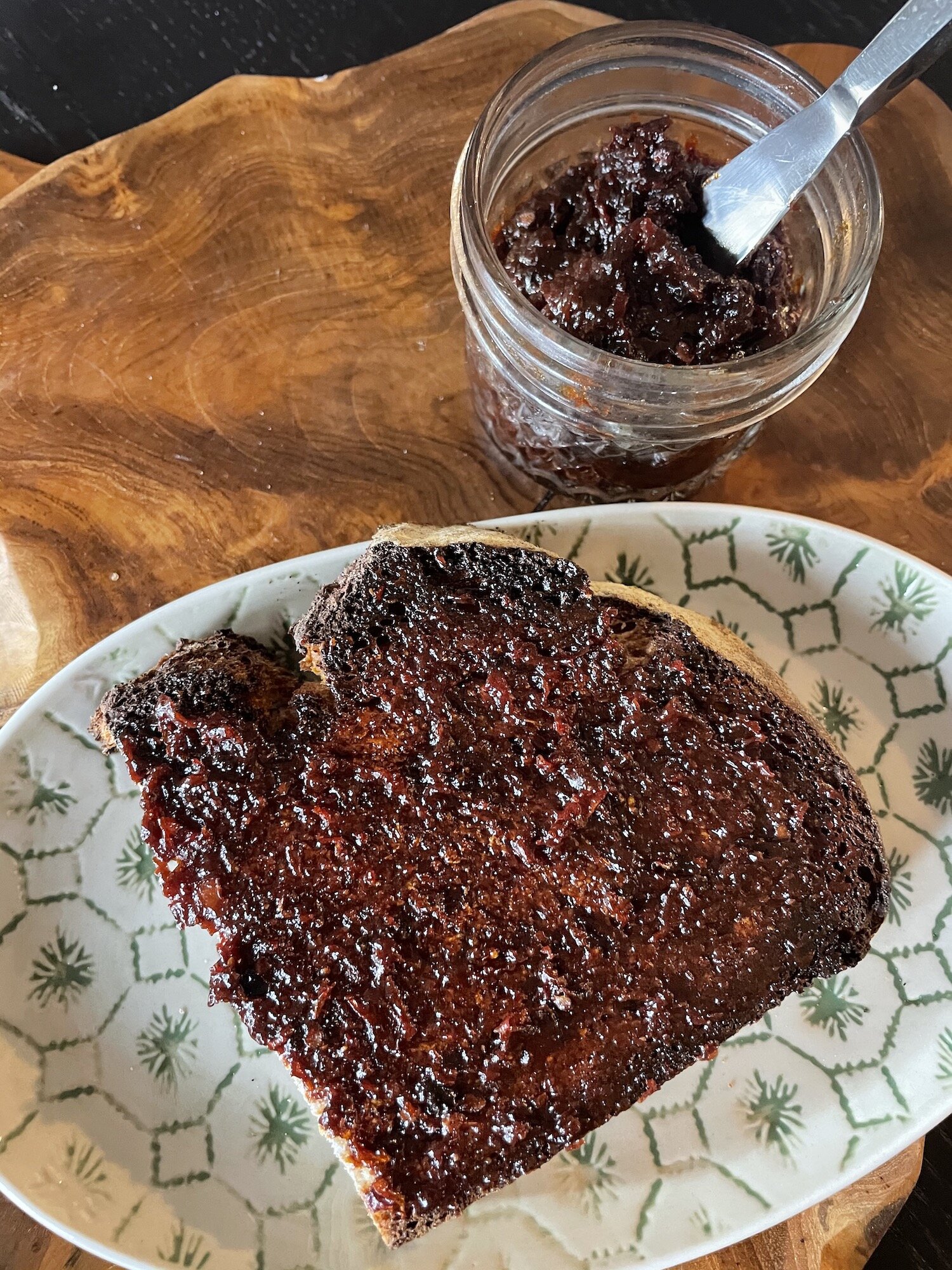 Tomato jam from the feed zone