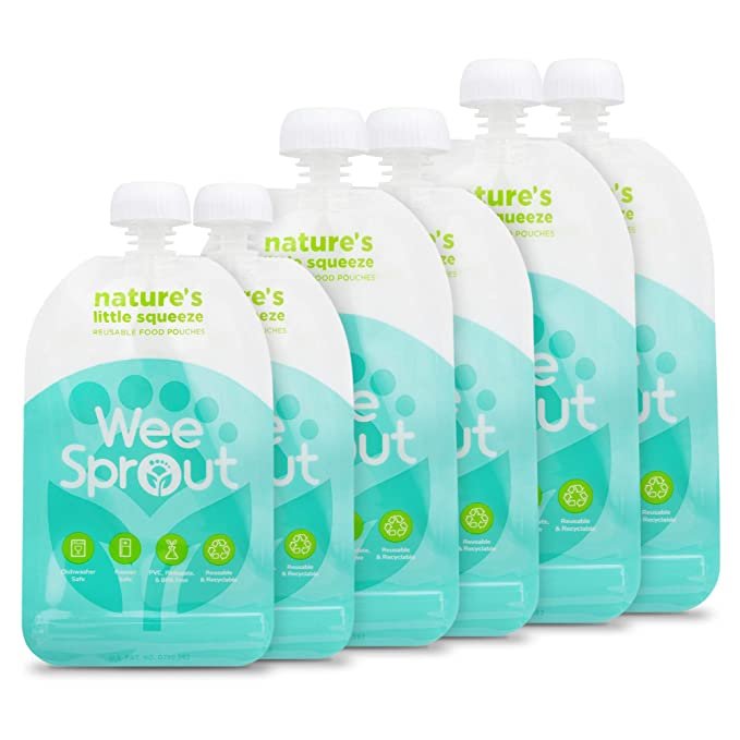 WeeSprout Reusable Baby Food Pouches