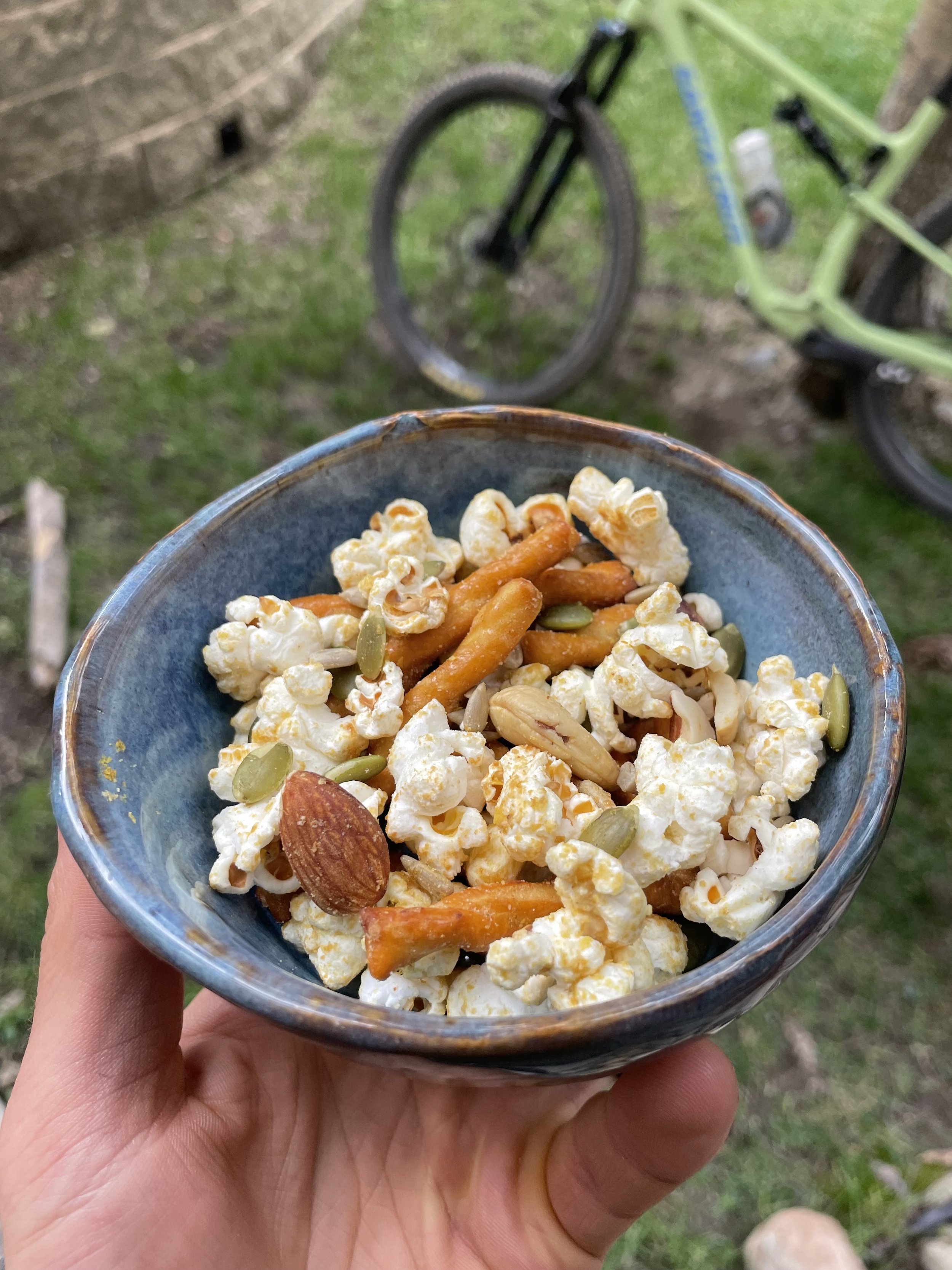 Savory Popcorn Trail Mix