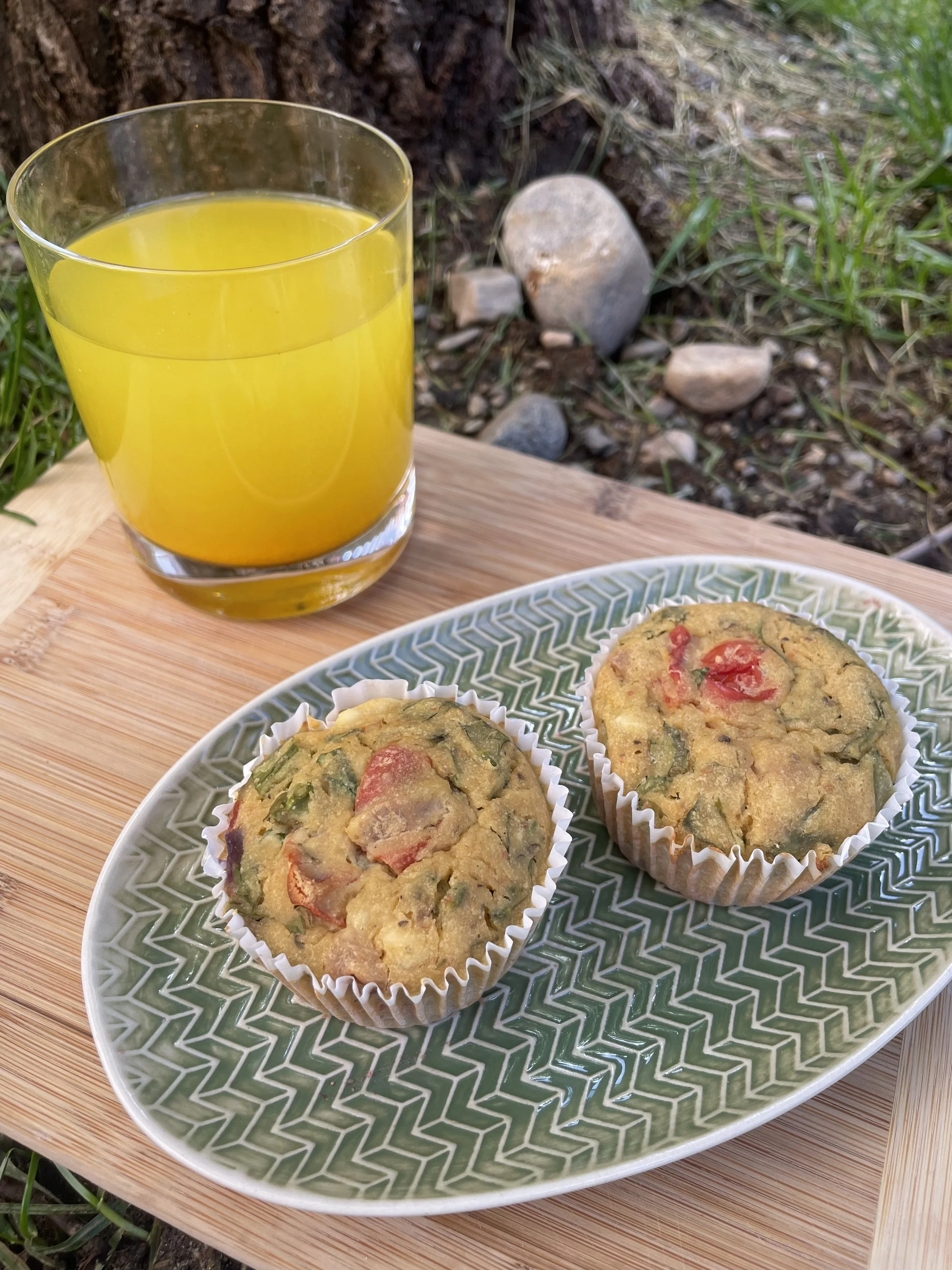 Chickpea Breakfast Muffins
