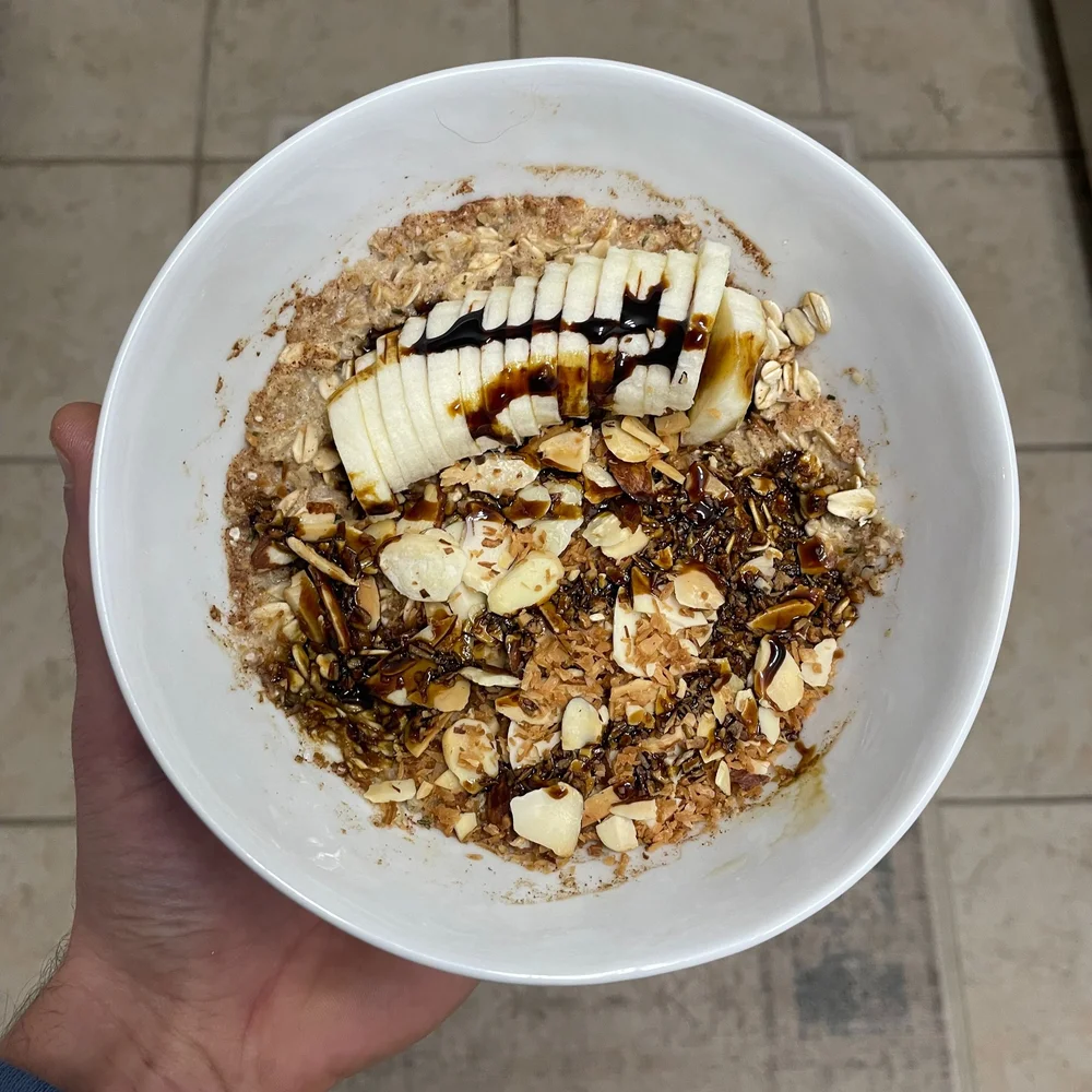 PreRide Breakfast Warm Banana Molasses Muesli — Biked Goods