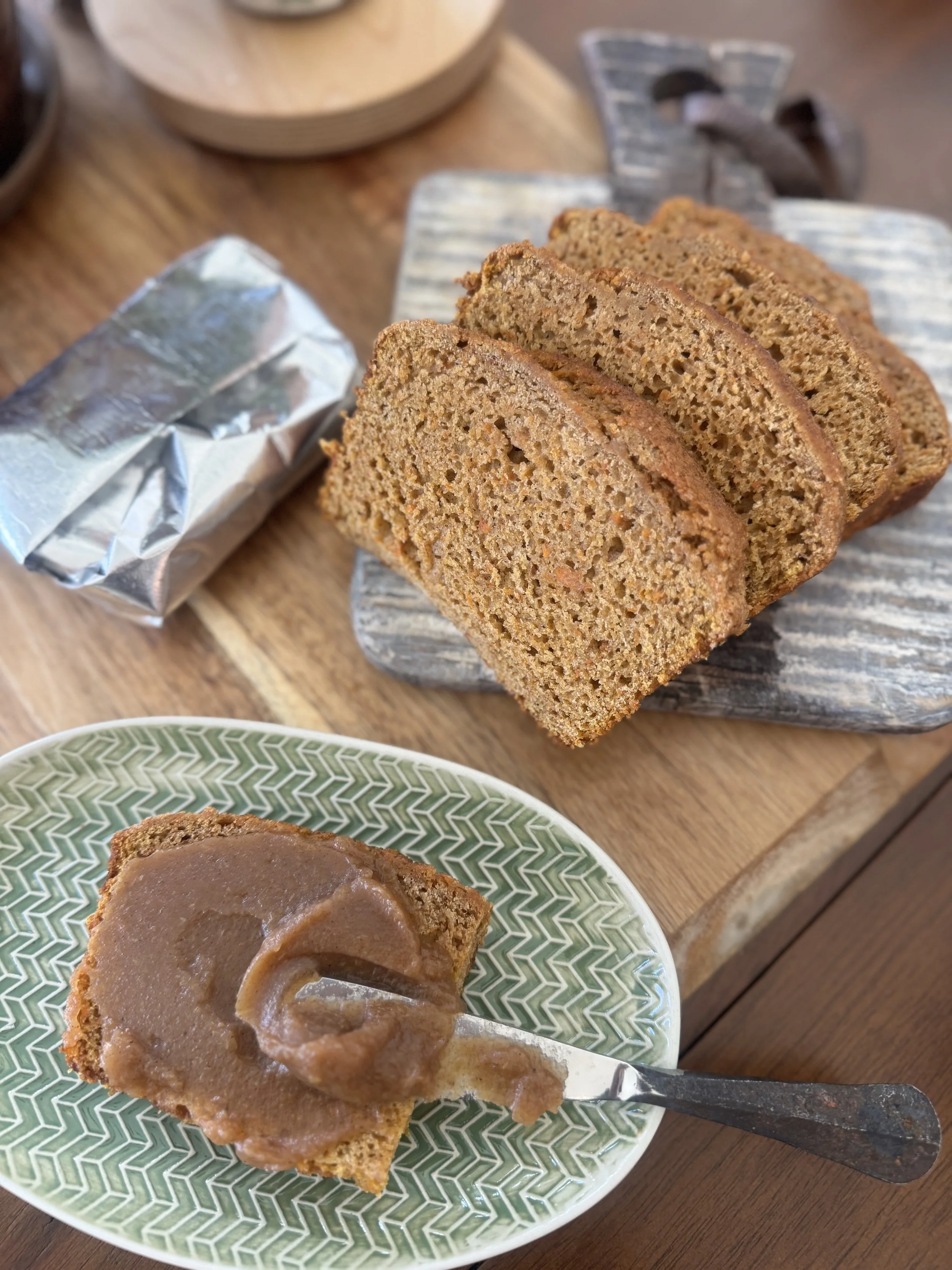 Sweet Potato Apple Butter Bread